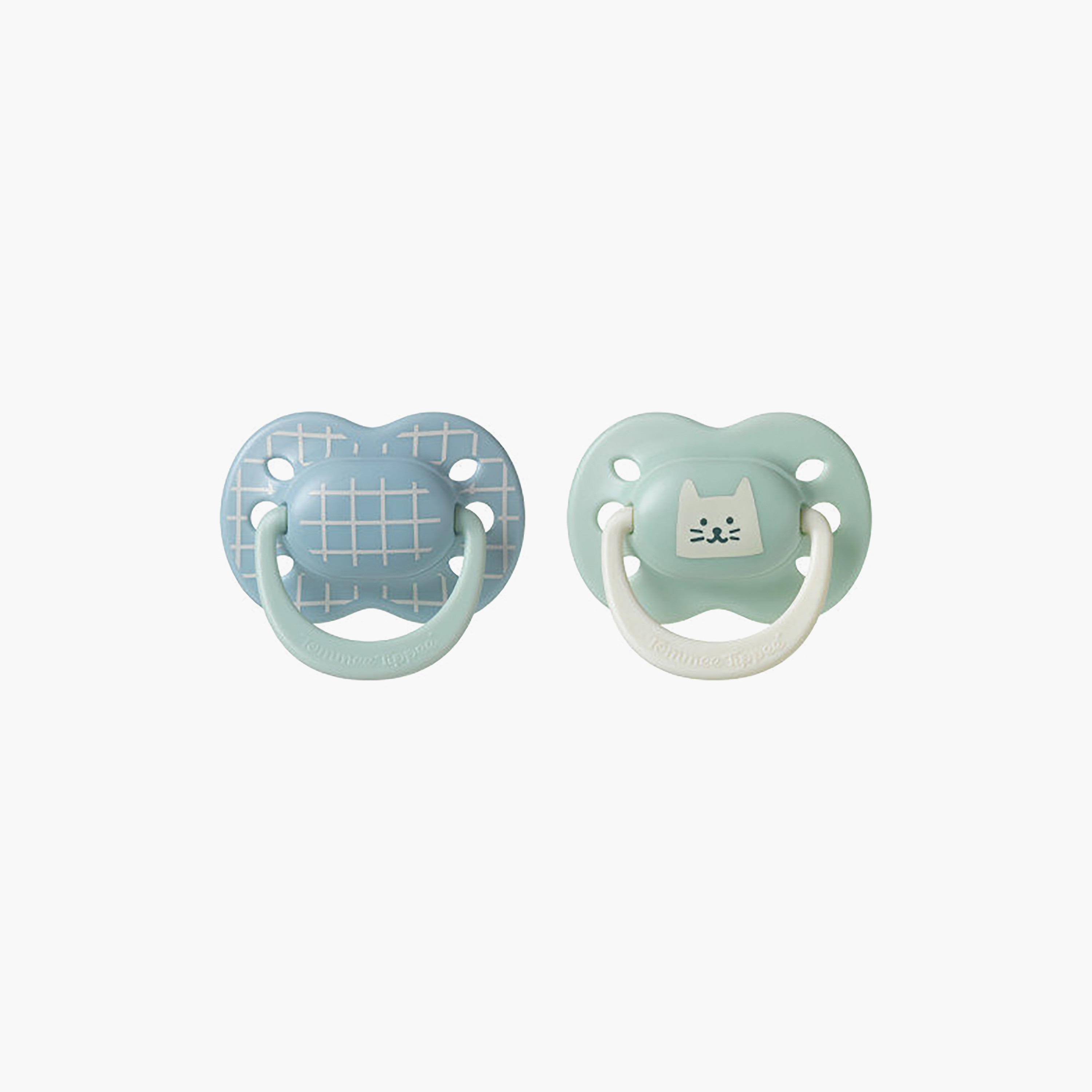 Tommee Tippee 2-Piece Ultimate-Fit Soothers with Case - 0-6 Months - Assorted-baby-feeding-pacifiers-image-2
