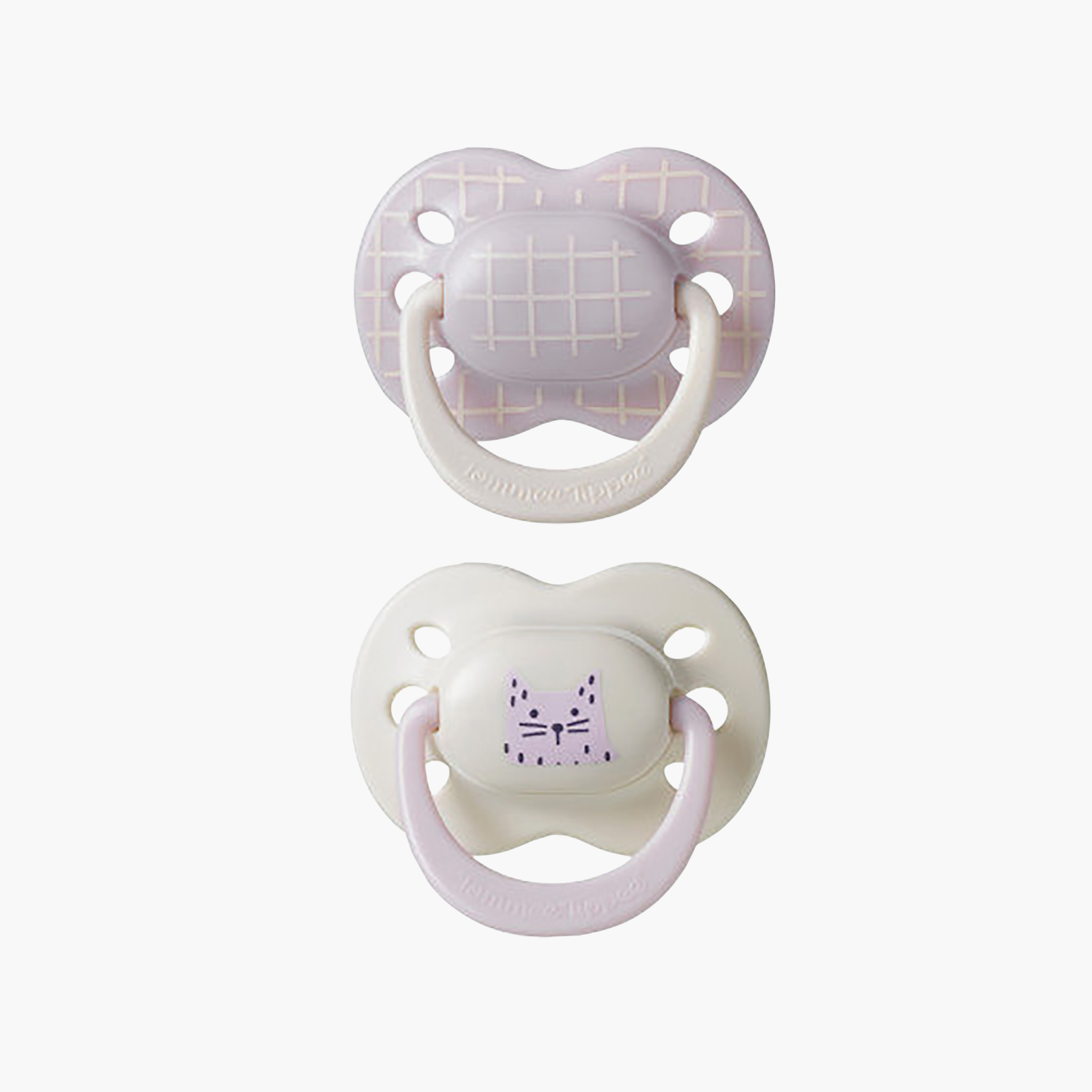 Tommee Tippee 2-Piece Ultimate-Fit Soothers with Case - 0-6 Months - Assorted-baby-feeding-pacifiers-image-1
