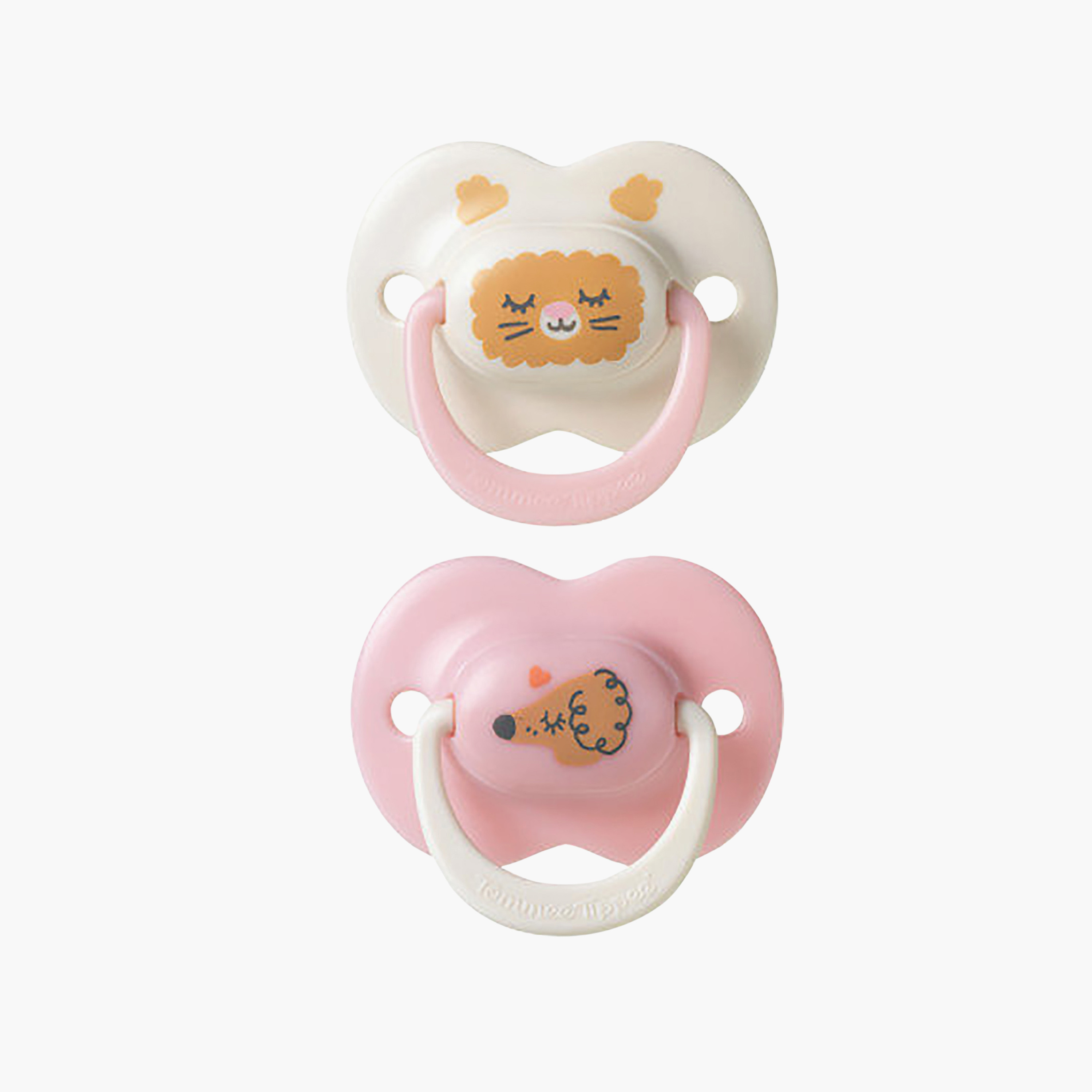 Tommee Tippee 2-Piece Ultimate-Fit Soothers with Case - 18-36 Months - Assorted-baby-feeding-pacifiers-image-1