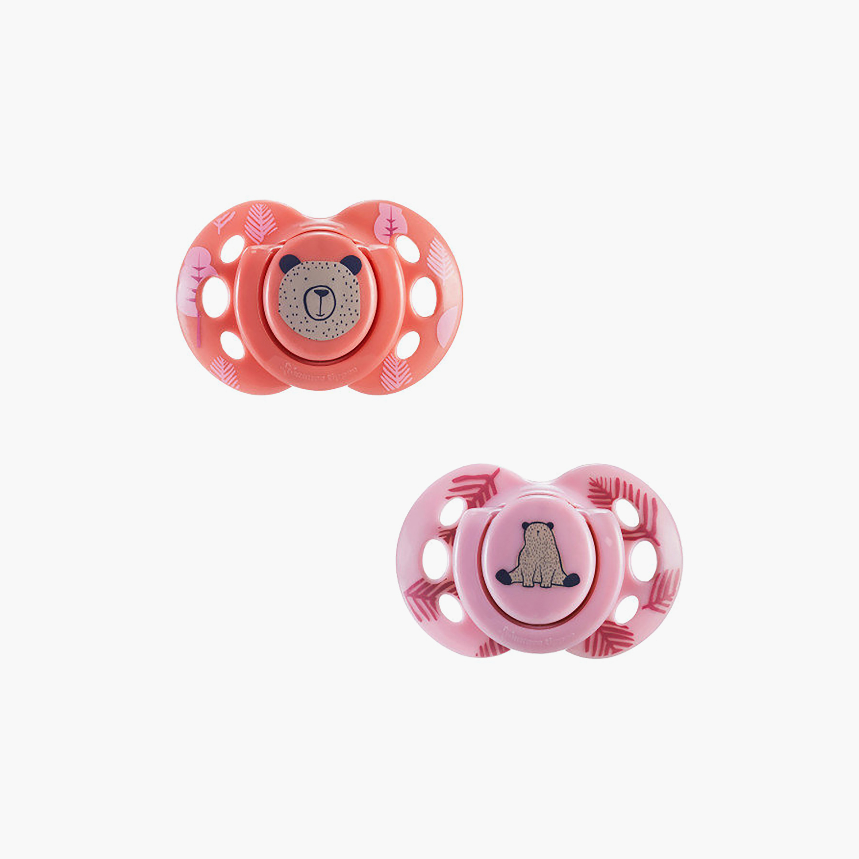 Tommee Tippee 2-Piece Fun Friends Soothers with Case - 18-36 Months - Assorted-baby-feeding-pacifiers-image-2