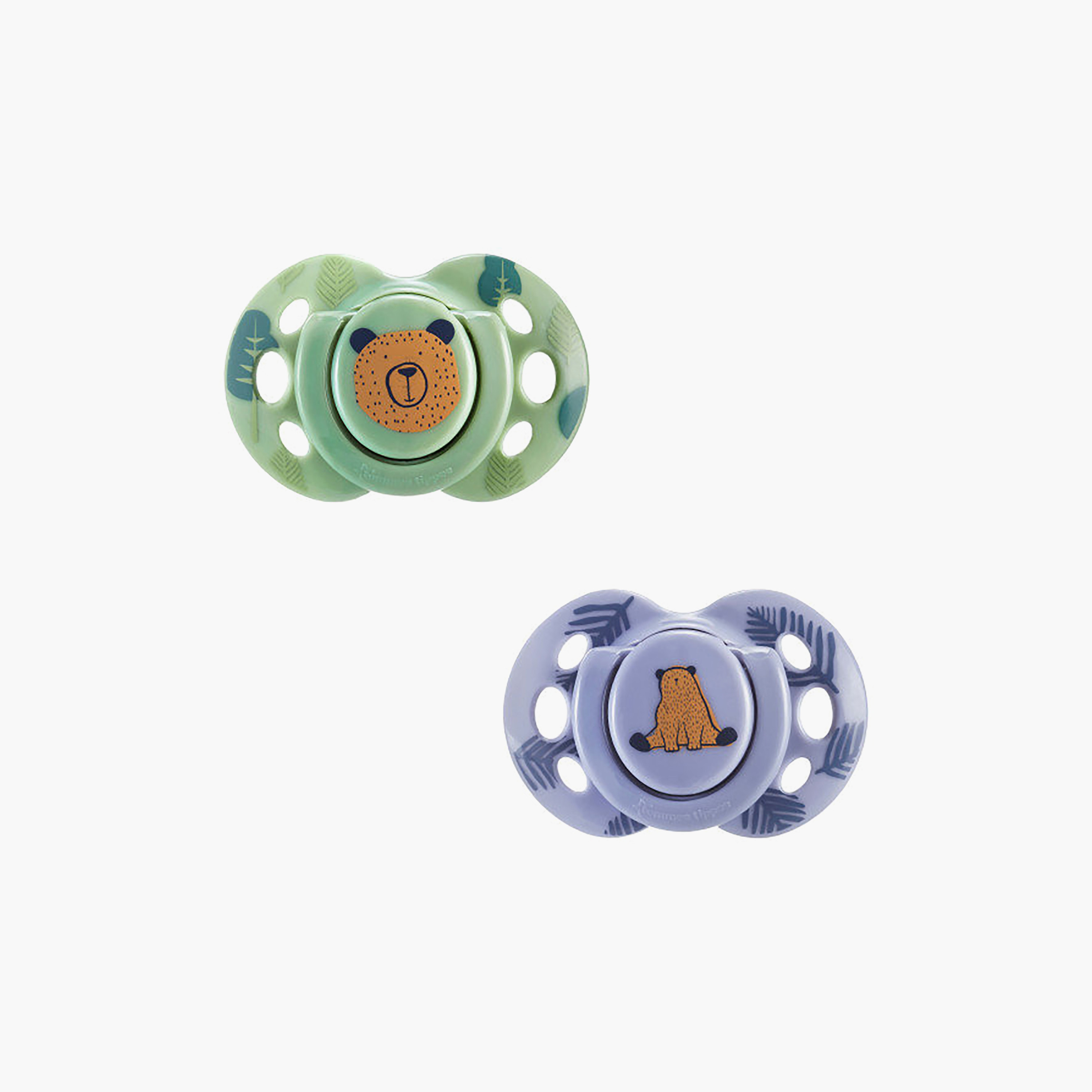Tommee Tippee 2-Piece Fun Friends Soothers with Case - 18-36 Months - Assorted-baby-feeding-pacifiers-image-3