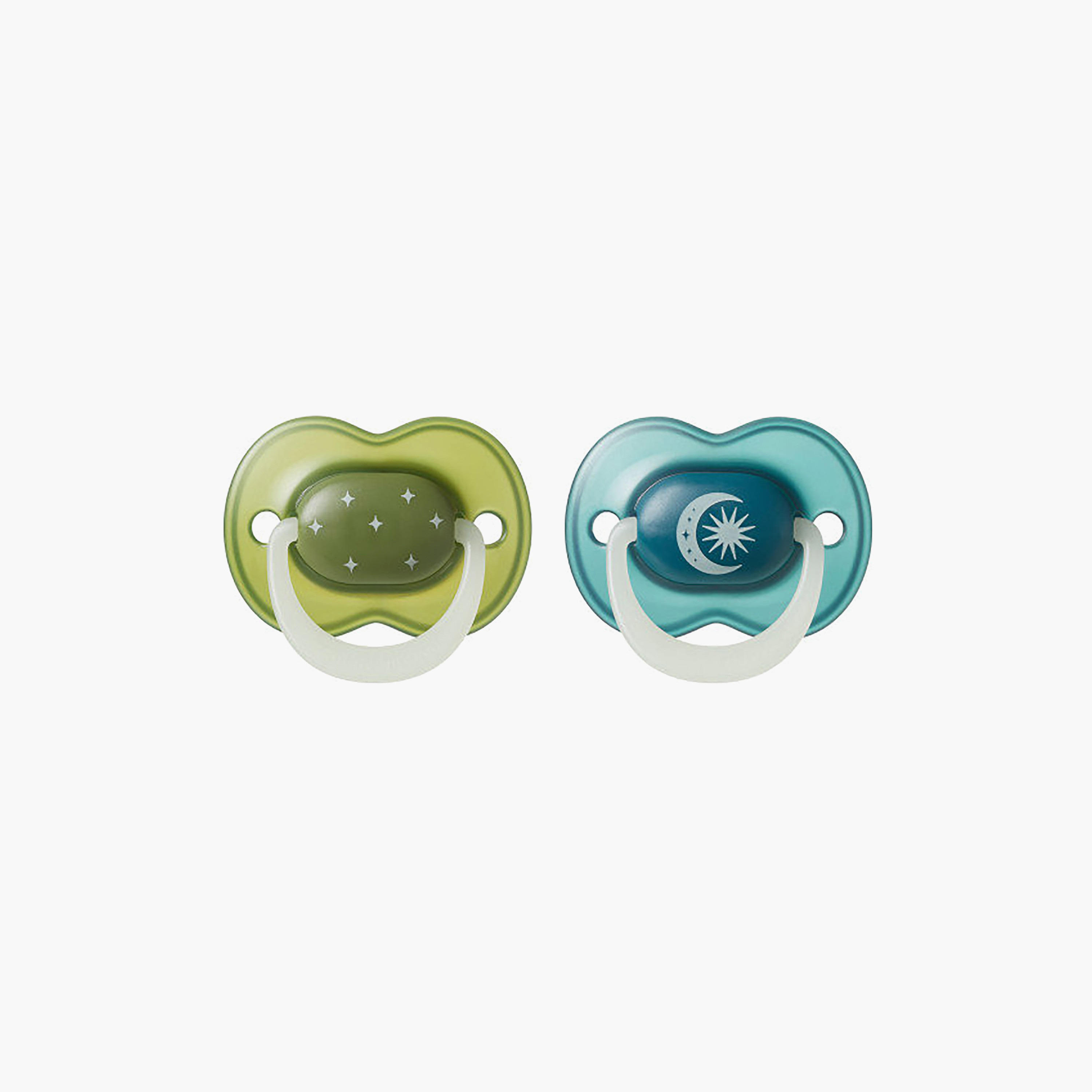 Tommee Tippee 2-Piece Night Glow Silicone Soothers - 18-36 Months - Assorted-baby-feeding-pacifiers-image-2