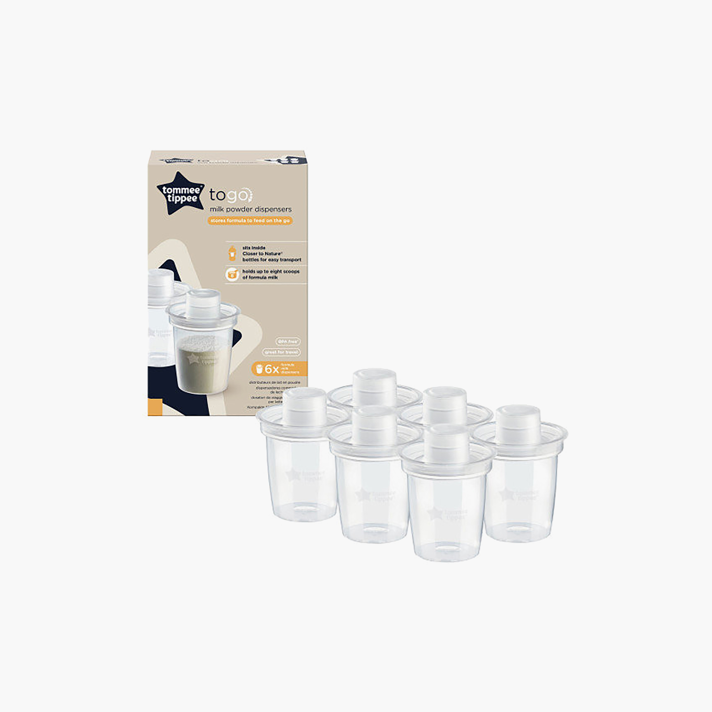 Tommee Tippee 6-Piece Milk Powder Dispensers Set-baby-feeding-accessories-image-5