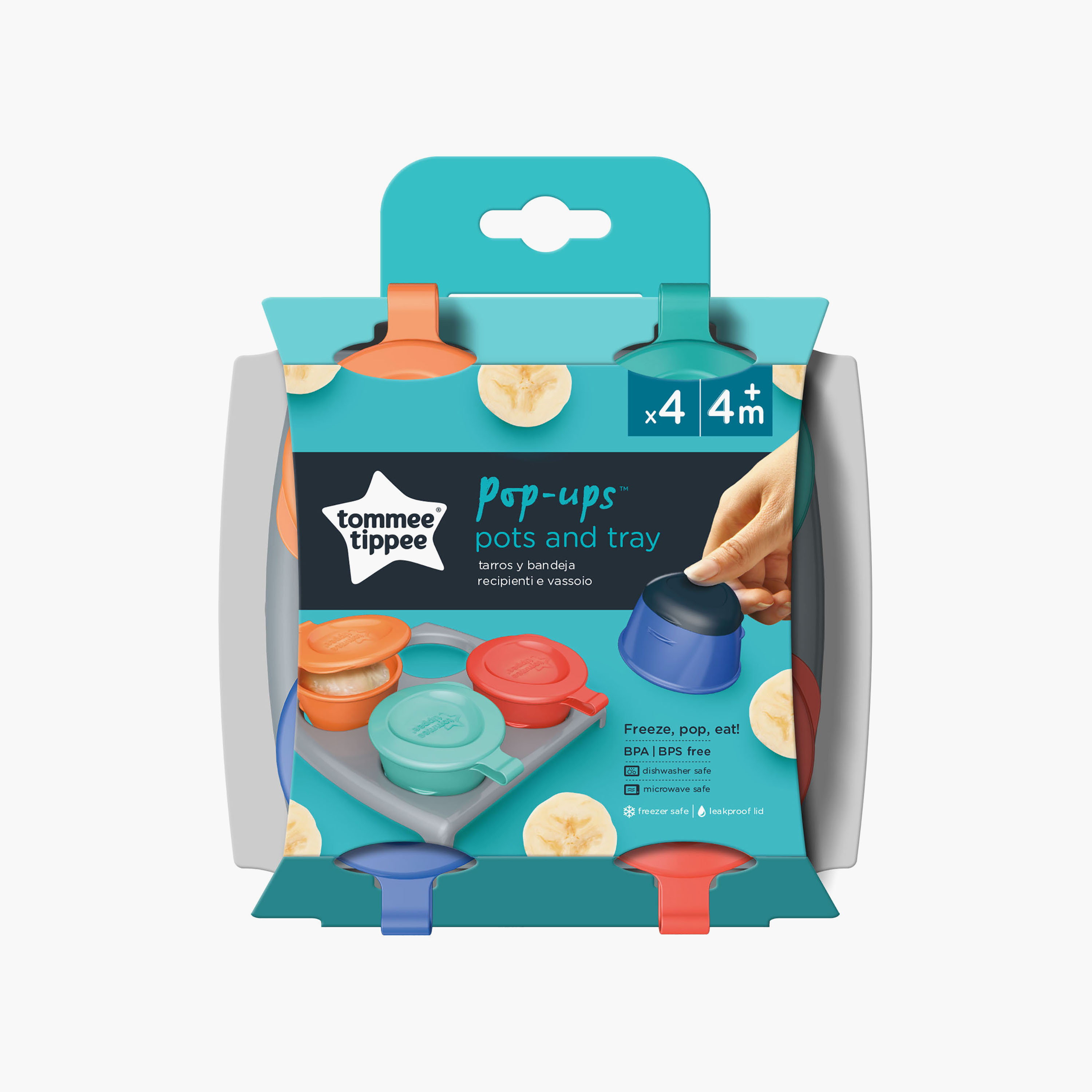 Tommee Tippee Pop Up Freezer Pots with Storage Tray-baby-feeding-accessories-image-9