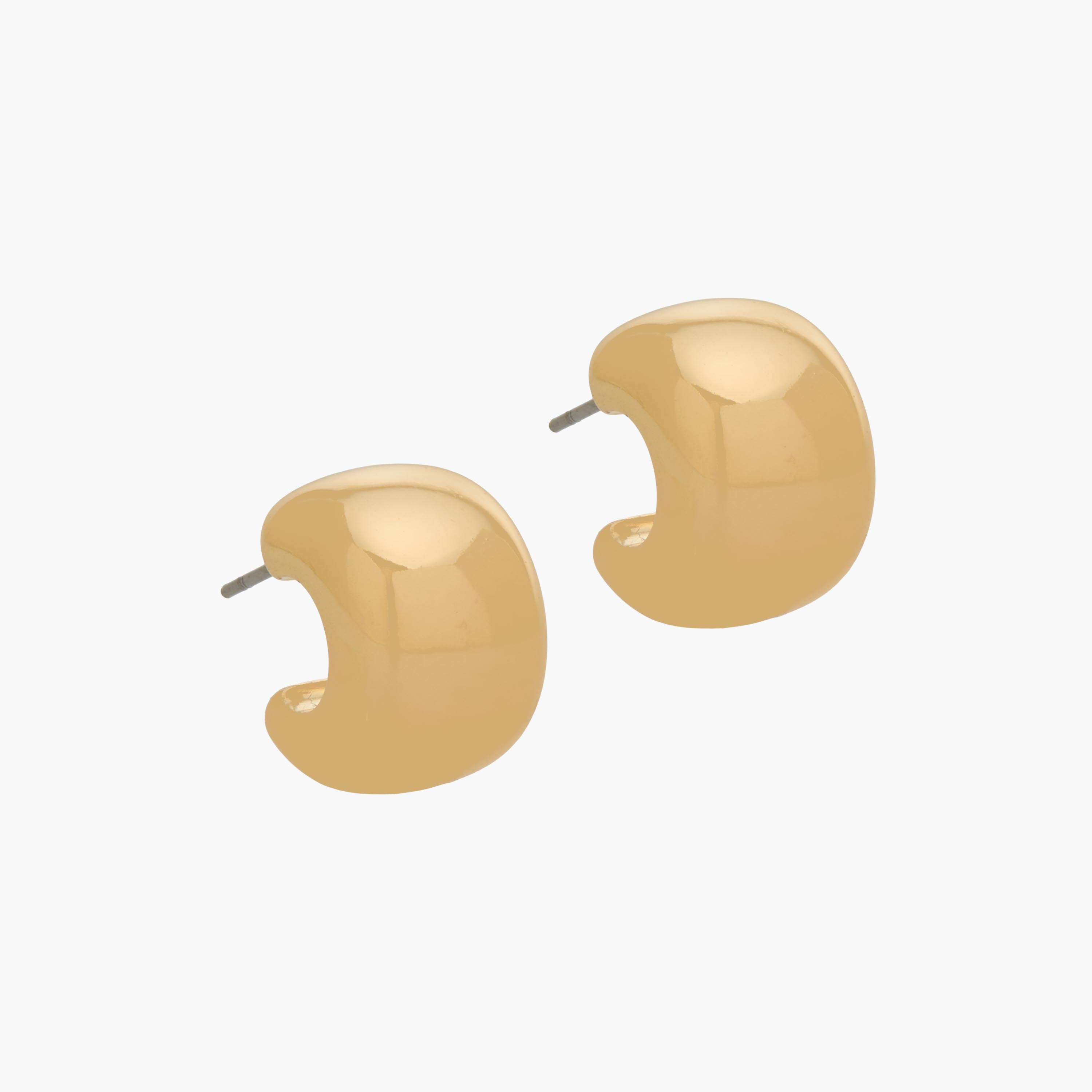 Pack of 3 Gold Tone Earrings with Pushback Closure-women-watchesandjewellery-jewellery-earrings-image-2