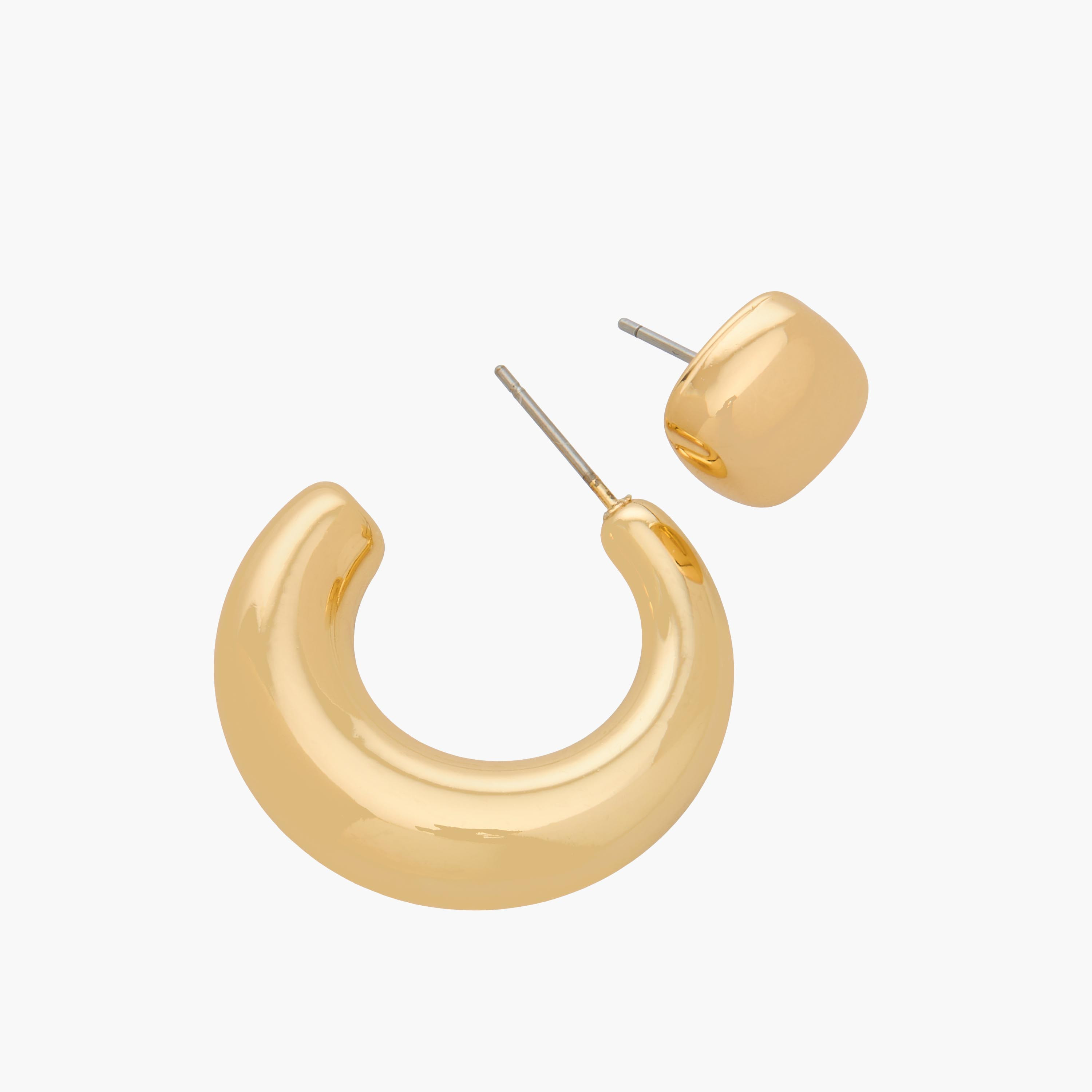 Pack of 3 Gold Tone Earrings with Pushback Closure-women-watchesandjewellery-jewellery-earrings-image-5