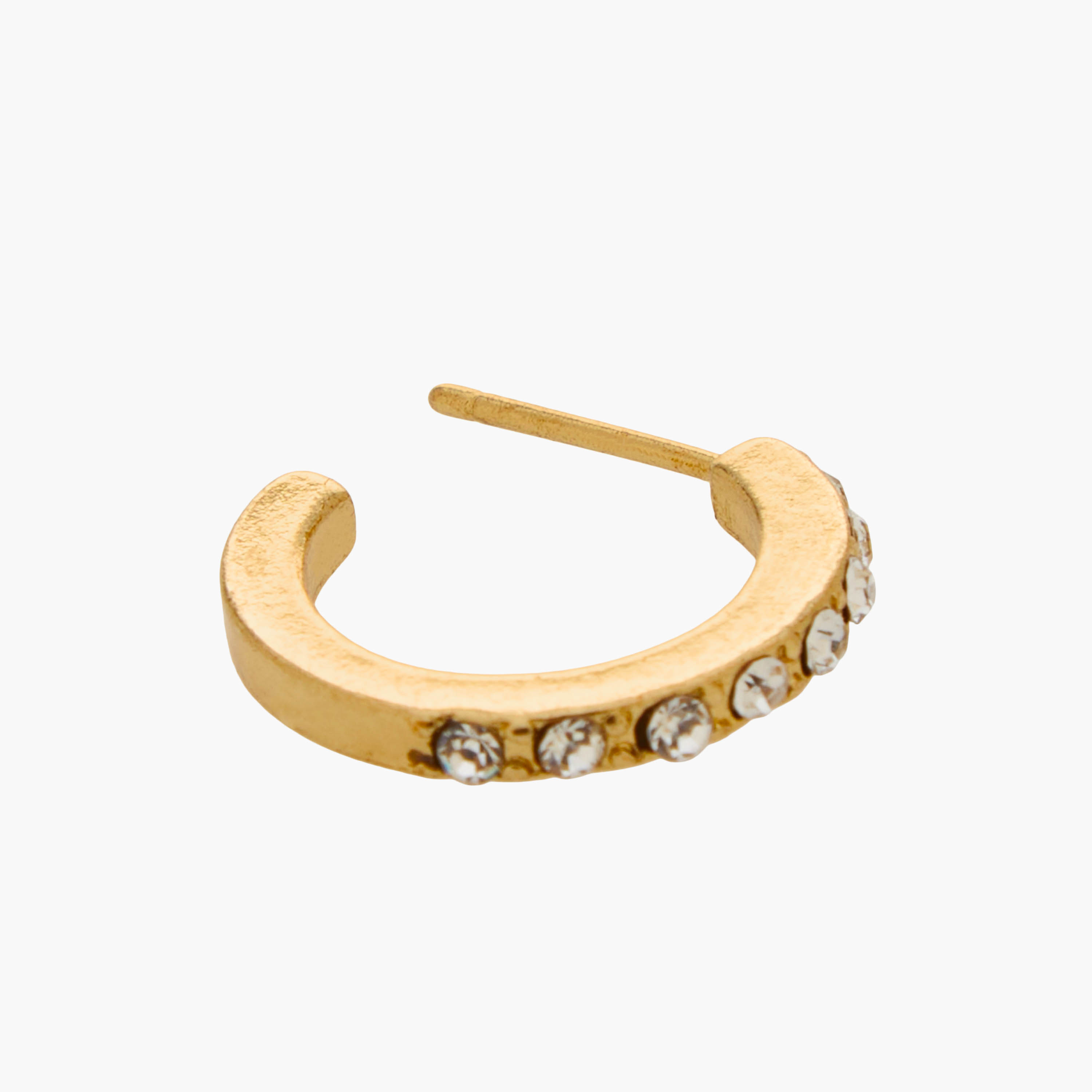 حلقان طوق ذهبية اللون بمكبس إغلاق خلفي - طقم من 3 أزواج-women-watchesandjewellery-jewellery-earrings-image-6