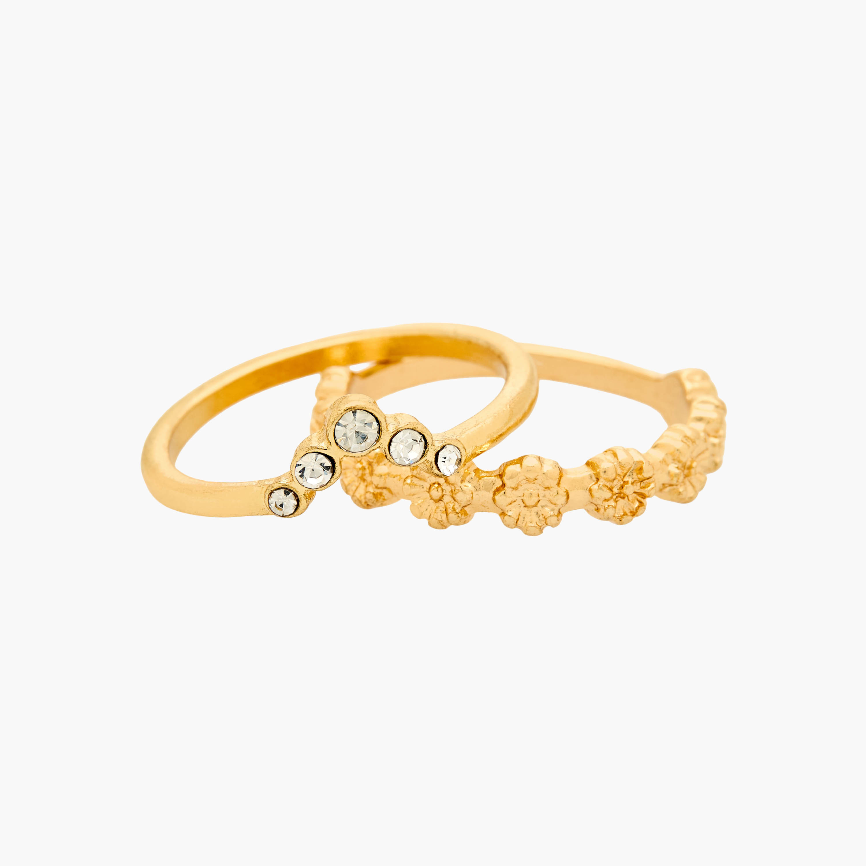 Set of 9 - Assorted Gold Tone Ring-women-watchesandjewellery-jewellery-rings-image-3