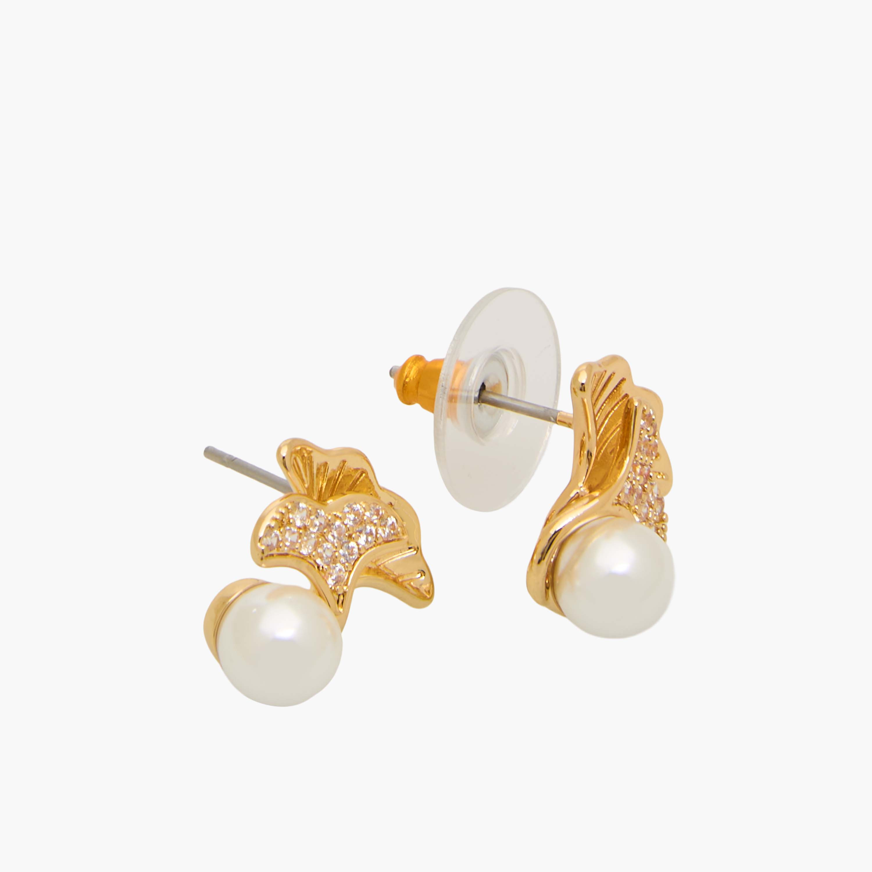 Set of 2 - Pearl Embellished Pendant Necklace and Earrings-women-watchesandjewellery-jewellery-jewellerysets-image-5