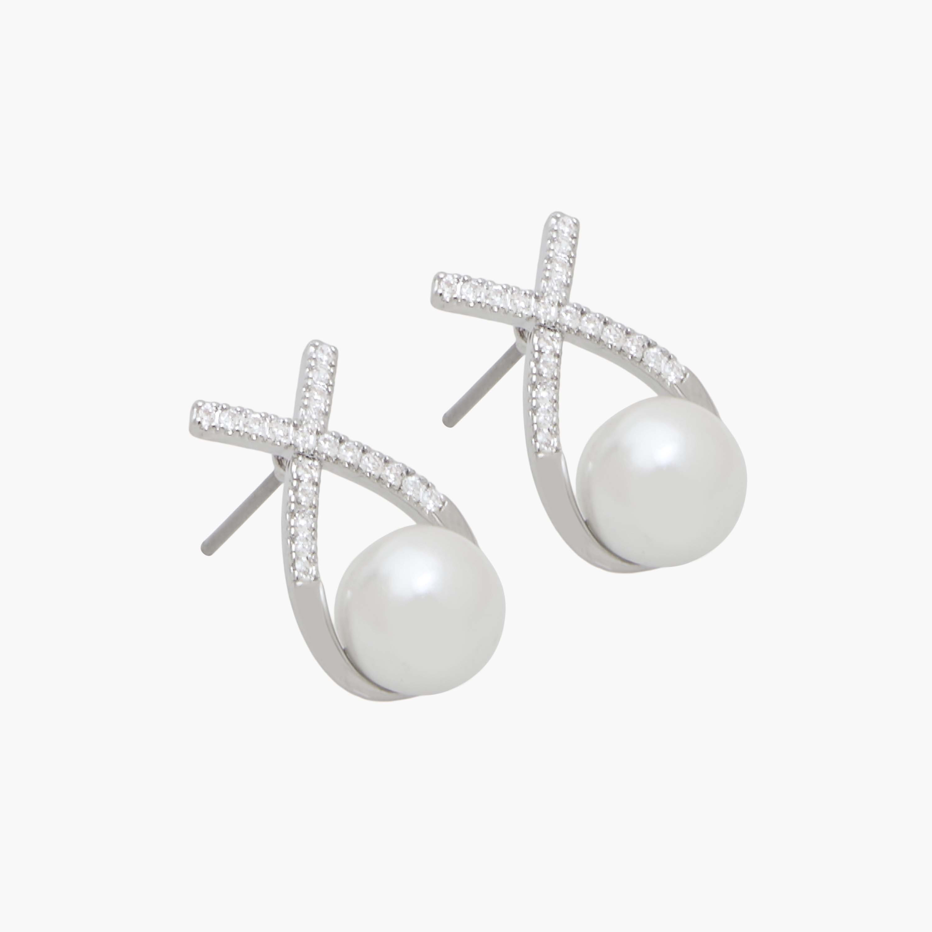 Set of 2 - Pearl Embellished Pendant Necklace and Earrings-women-watchesandjewellery-jewellery-jewellerysets-image-4