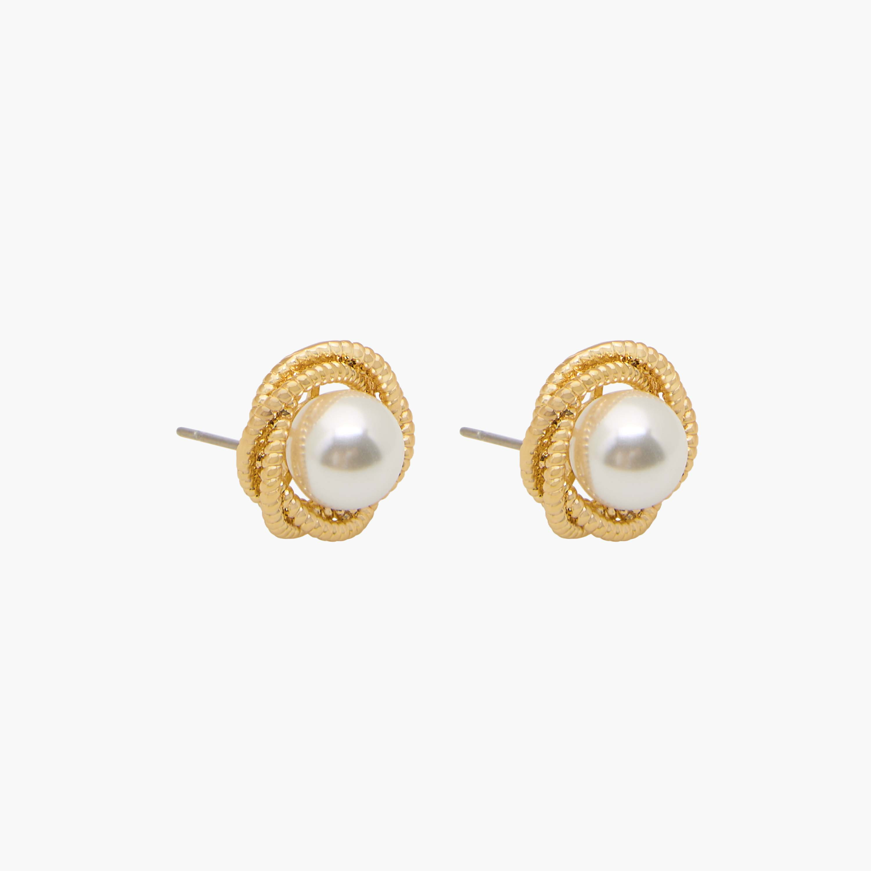 عقد وحلقان بدلاية مزيّنة باللؤلؤ - طقم من قطعتين-women-watchesandjewellery-jewellery-jewellerysets-image-4