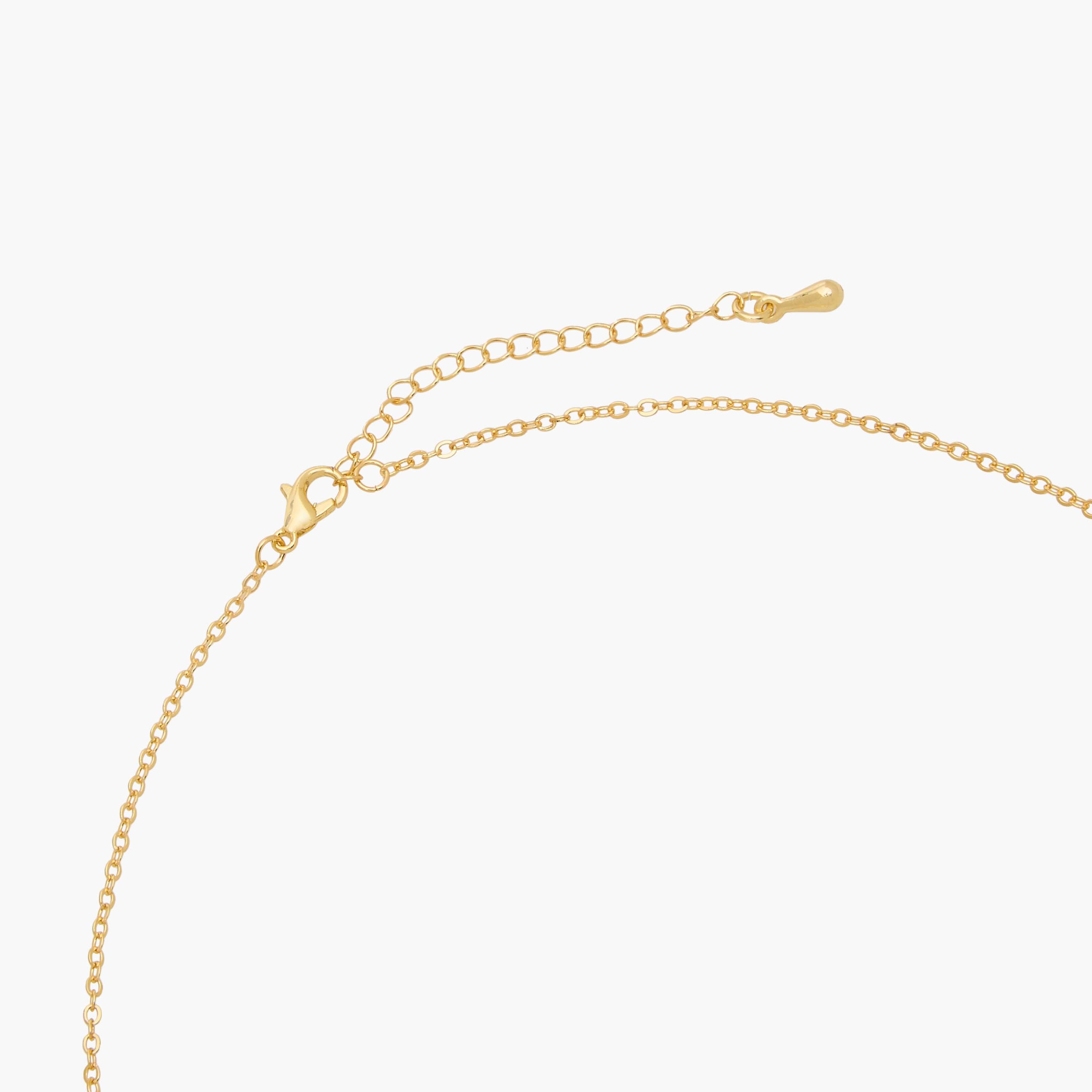 عقد بلون ذهبي بدلاية فراشة مزيّنة بحجر زركون مكعّب-women-watchesandjewellery-jewellery-necklacesandpendants-image-4