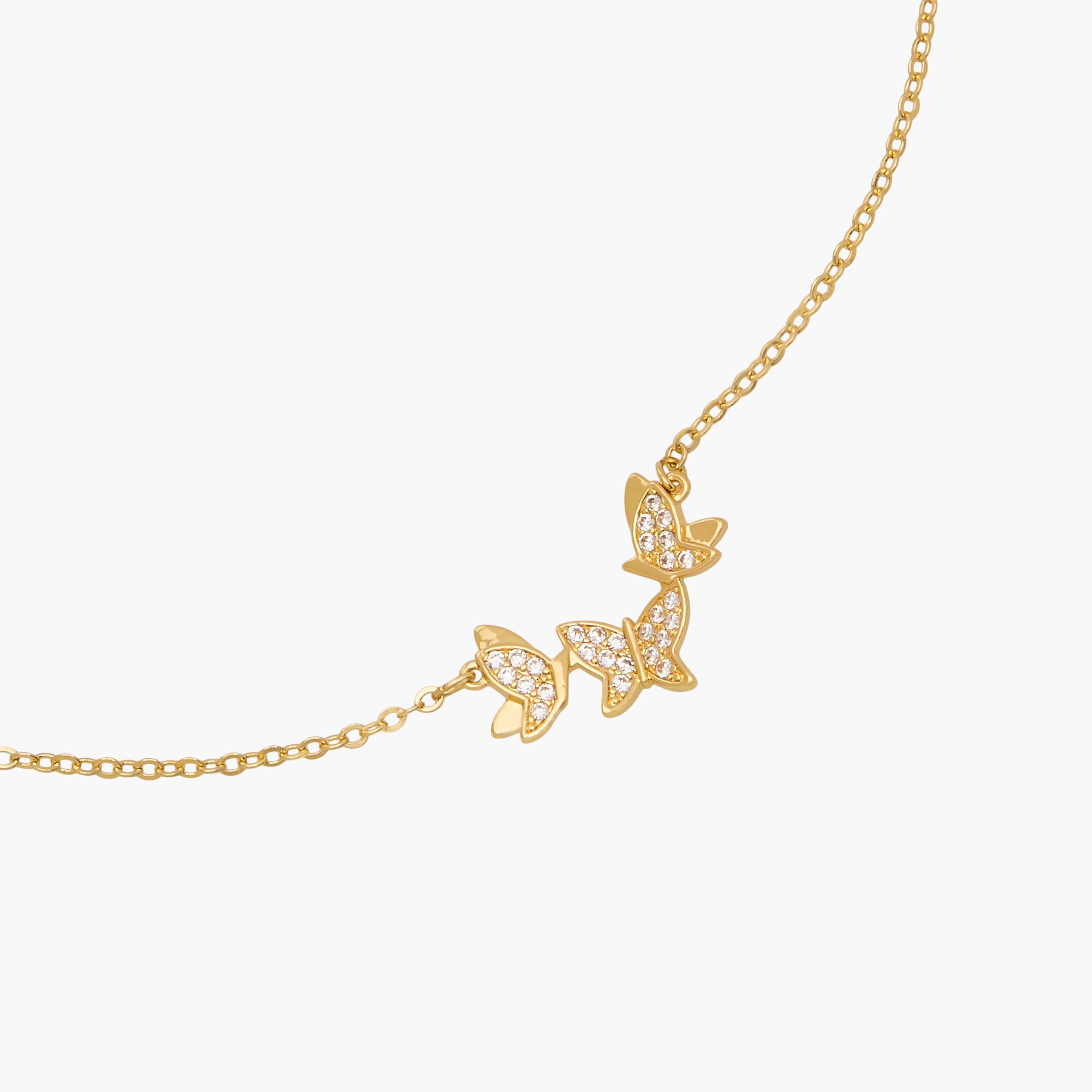 قلادة من الزركونيا المكعبة بدلاية فراشة-women-watchesandjewellery-jewellery-necklacesandpendants-image-3