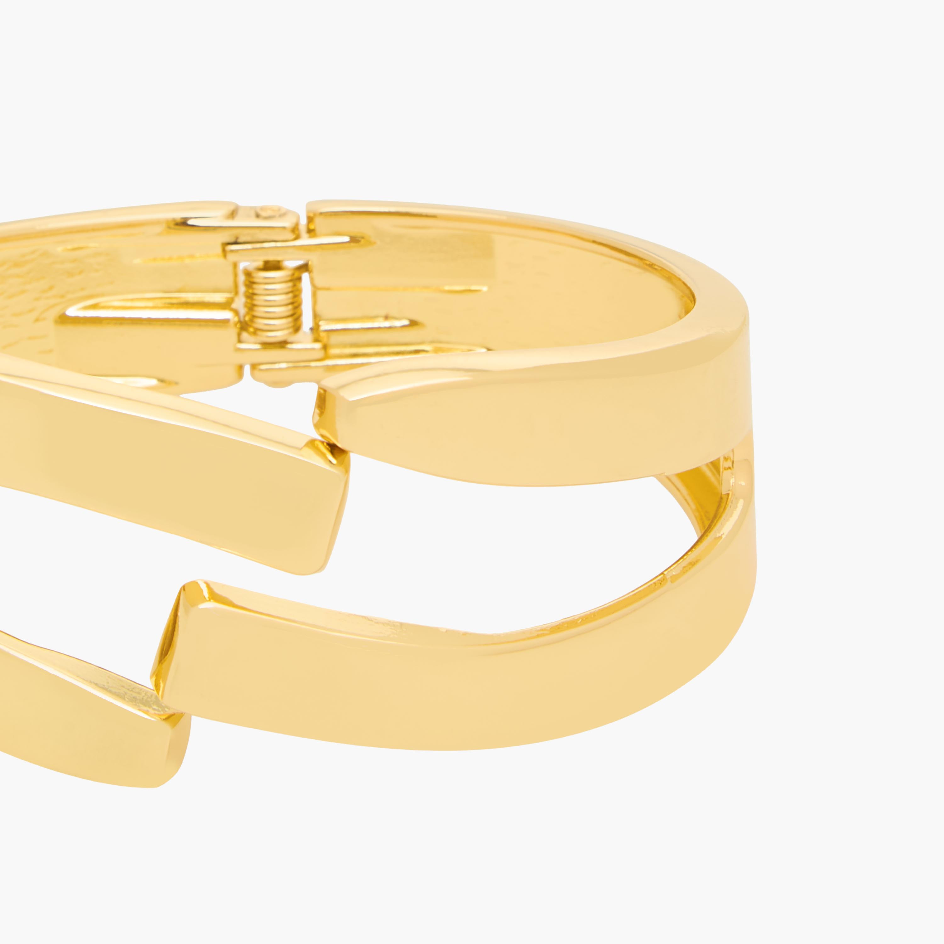 Metallic Layered Bracelet-women-watchesandjewellery-jewellery-banglesandbracelets-image-3
