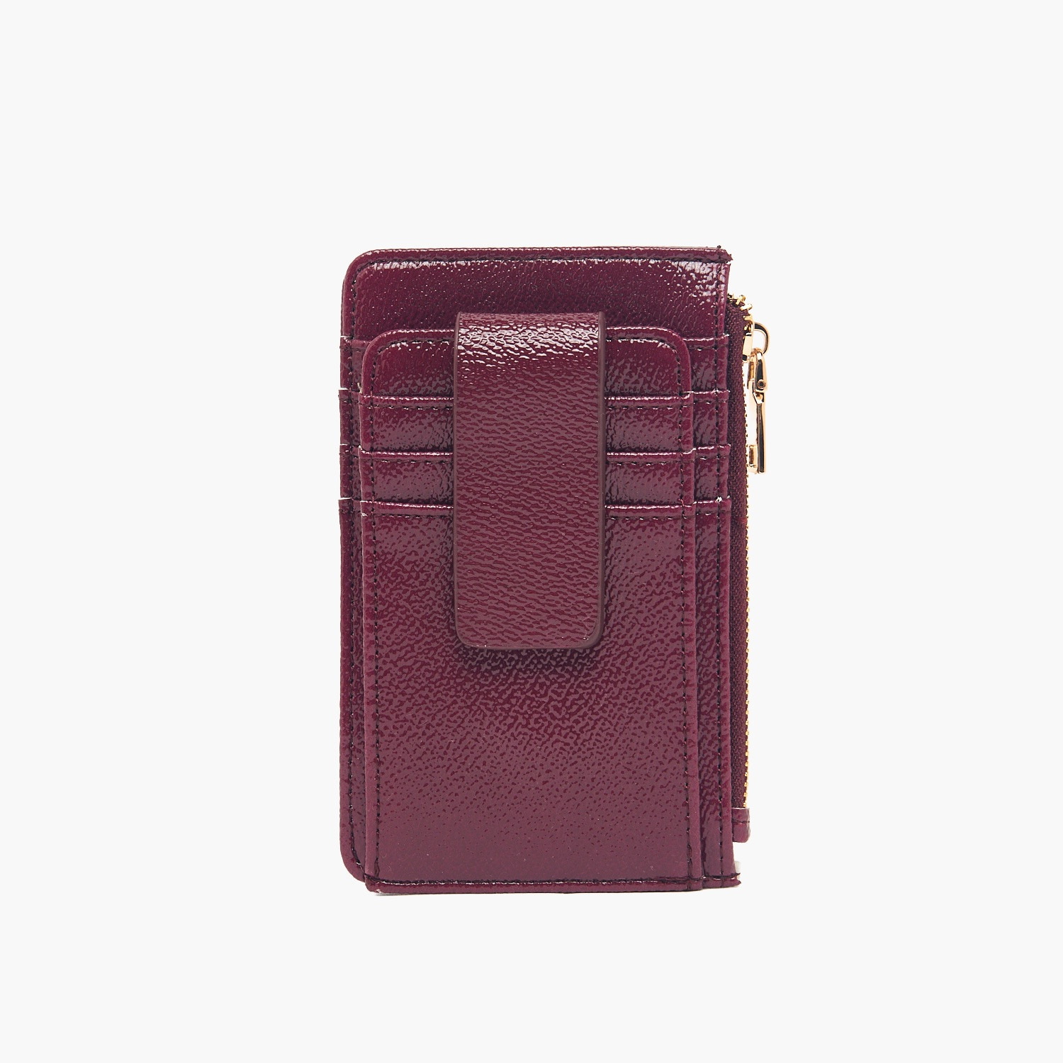 حامل بطاقات بارز الملمس بسحاب إغلاق من ساشا-women-bagsandwallets-wallets-image-1