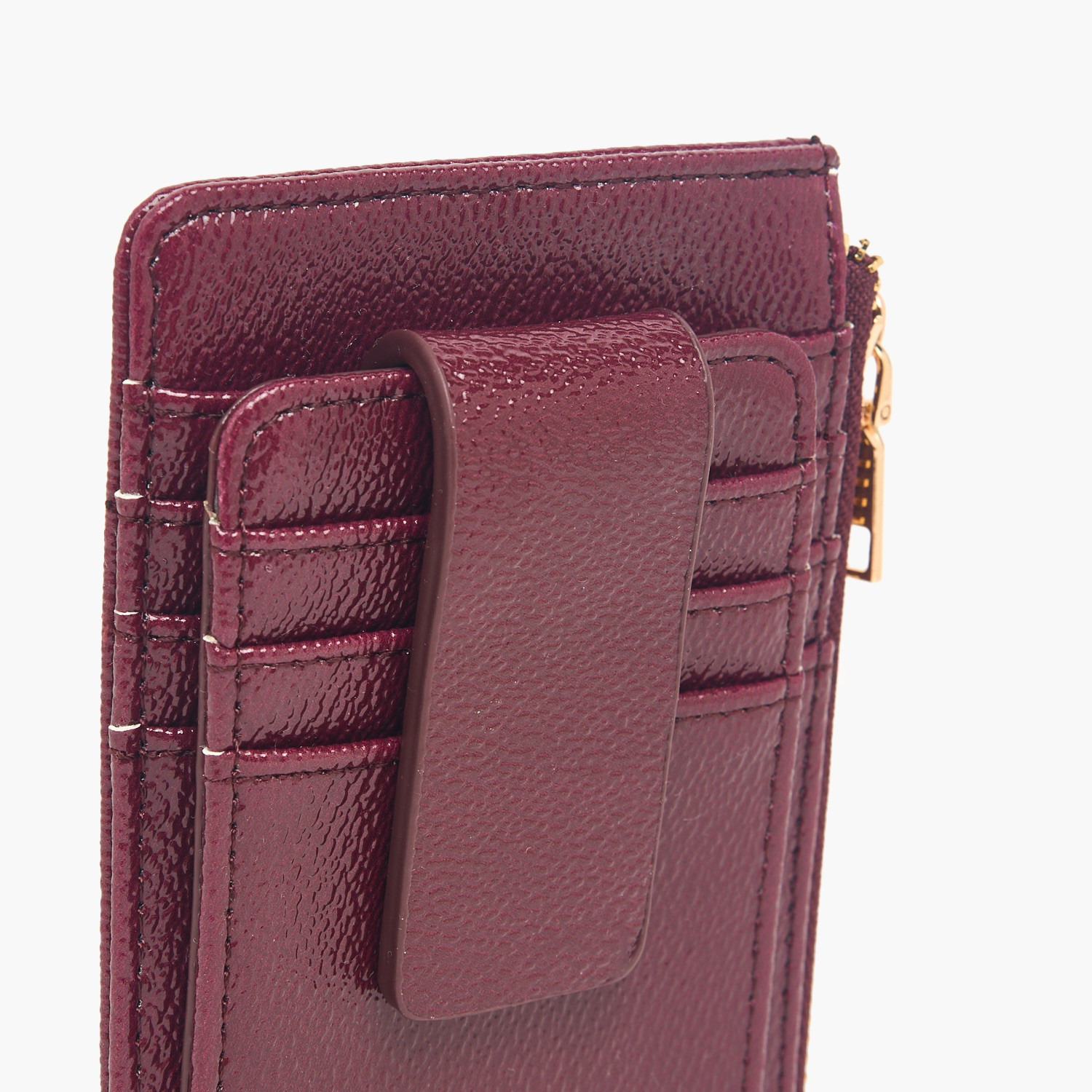 حامل بطاقات بارز الملمس بسحاب إغلاق من ساشا-women-bagsandwallets-wallets-image-3