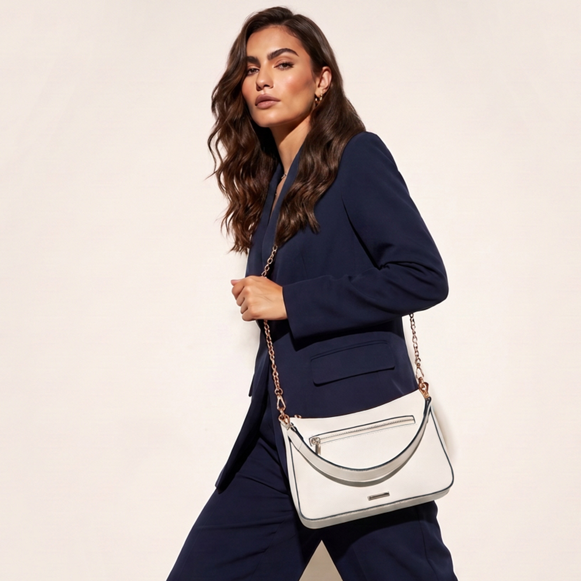 Sasha Solid Crossbody Bag with Detachable Chain Strap-women-bagsandwallets-handbags-image-2