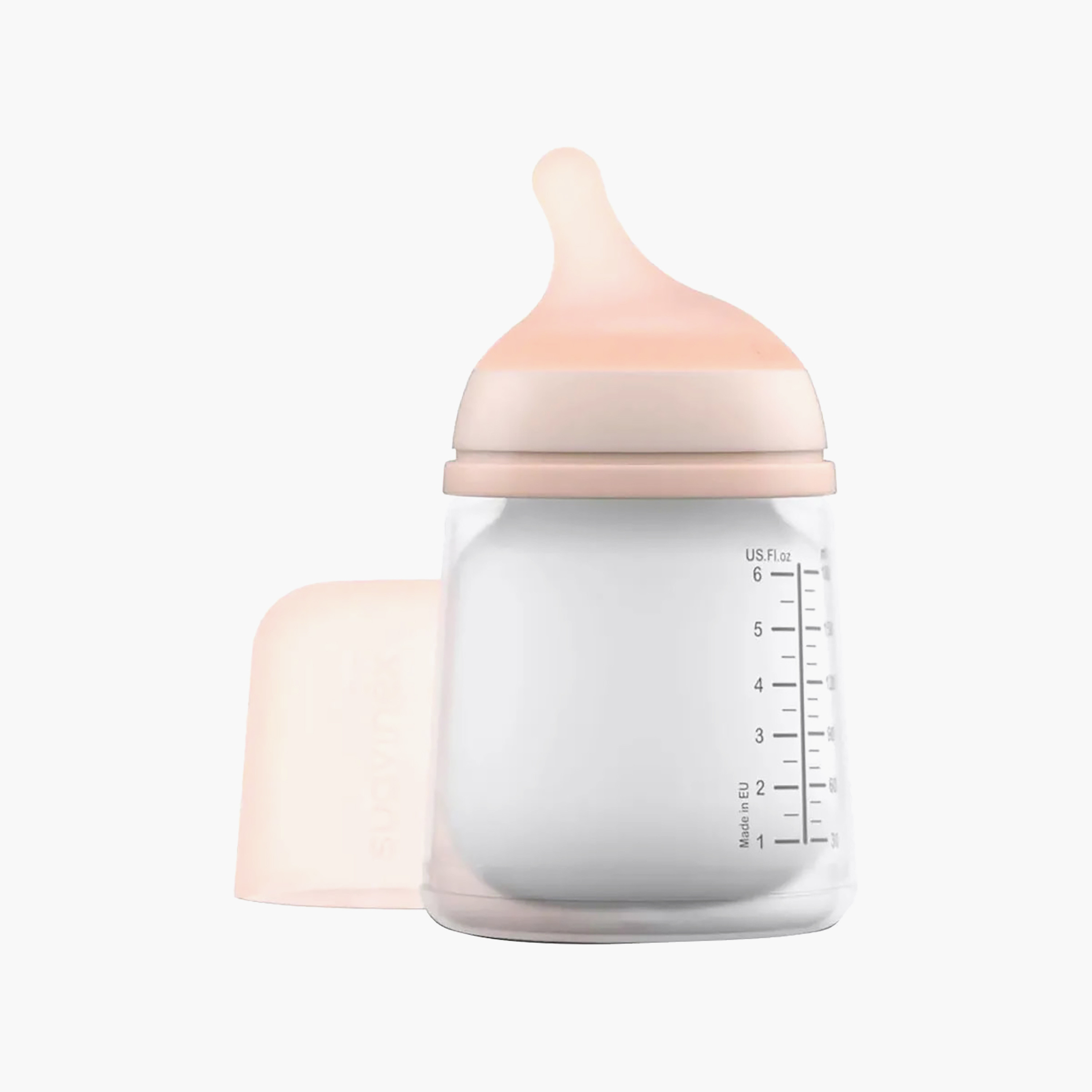 Suavinex Zero Feeding Bottle with Anti-Colic System, 180 ml-baby-feeding-feedingbottles-bottlesandteats-image-1