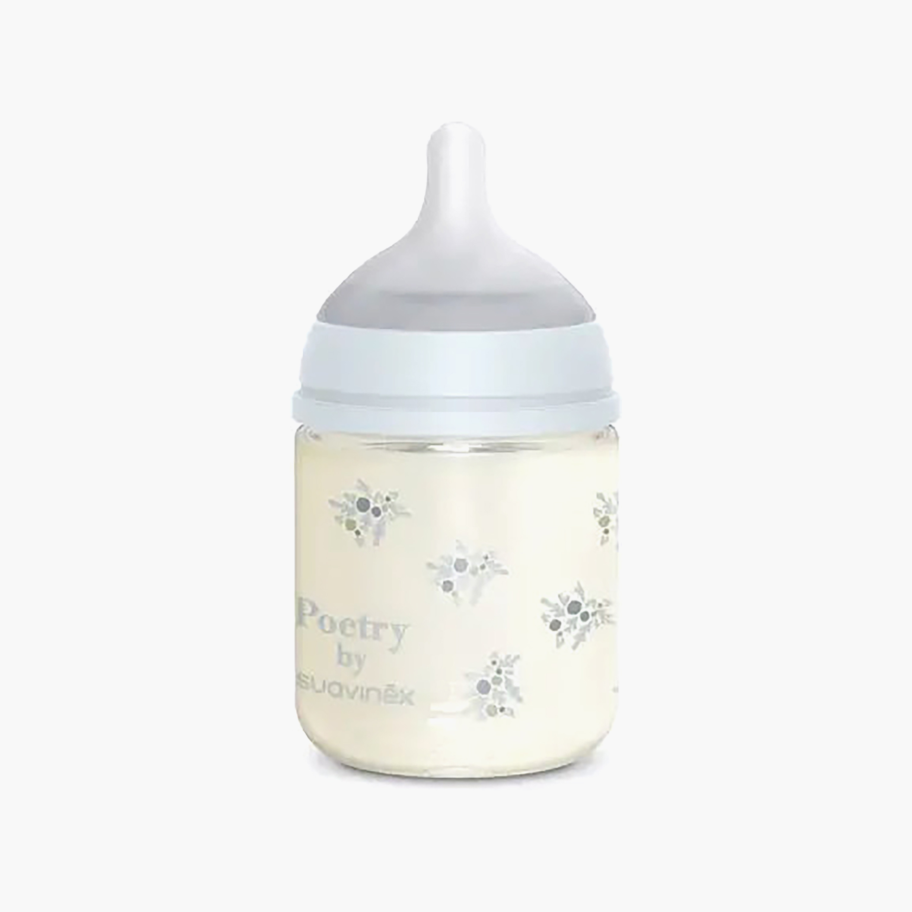 Suavinex Glass Wond Liberty Slow Flow Feeding Bottle - 120 ml (0 months+)-baby-feeding-feedingbottles-bottlesandteats-image-2