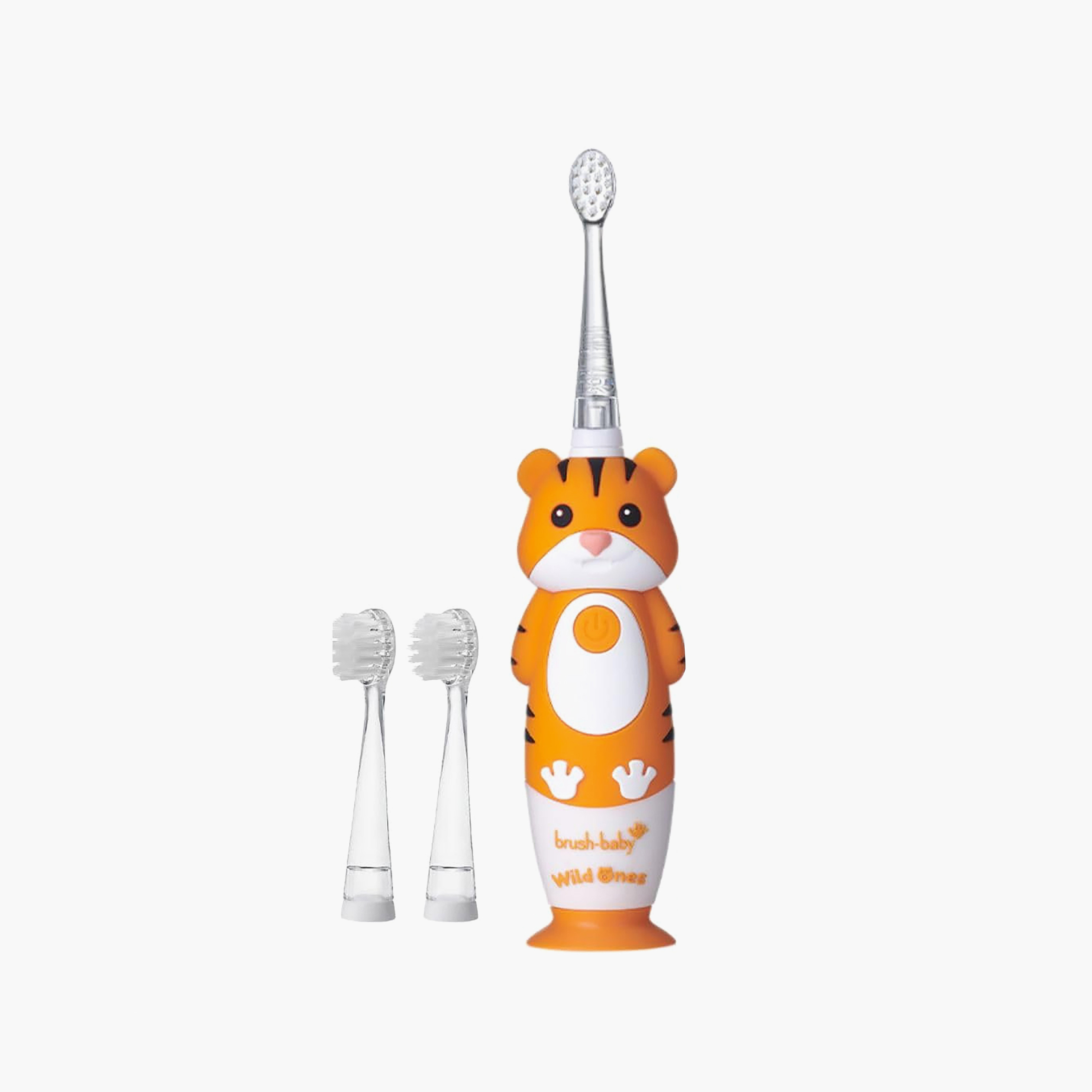 فرشاة أسنان وايلد وانز قابلة لإعادة الشحن مع رؤوس فرشاة من براش بيبي-baby-bathandcare-hairbodyskincare-image-1