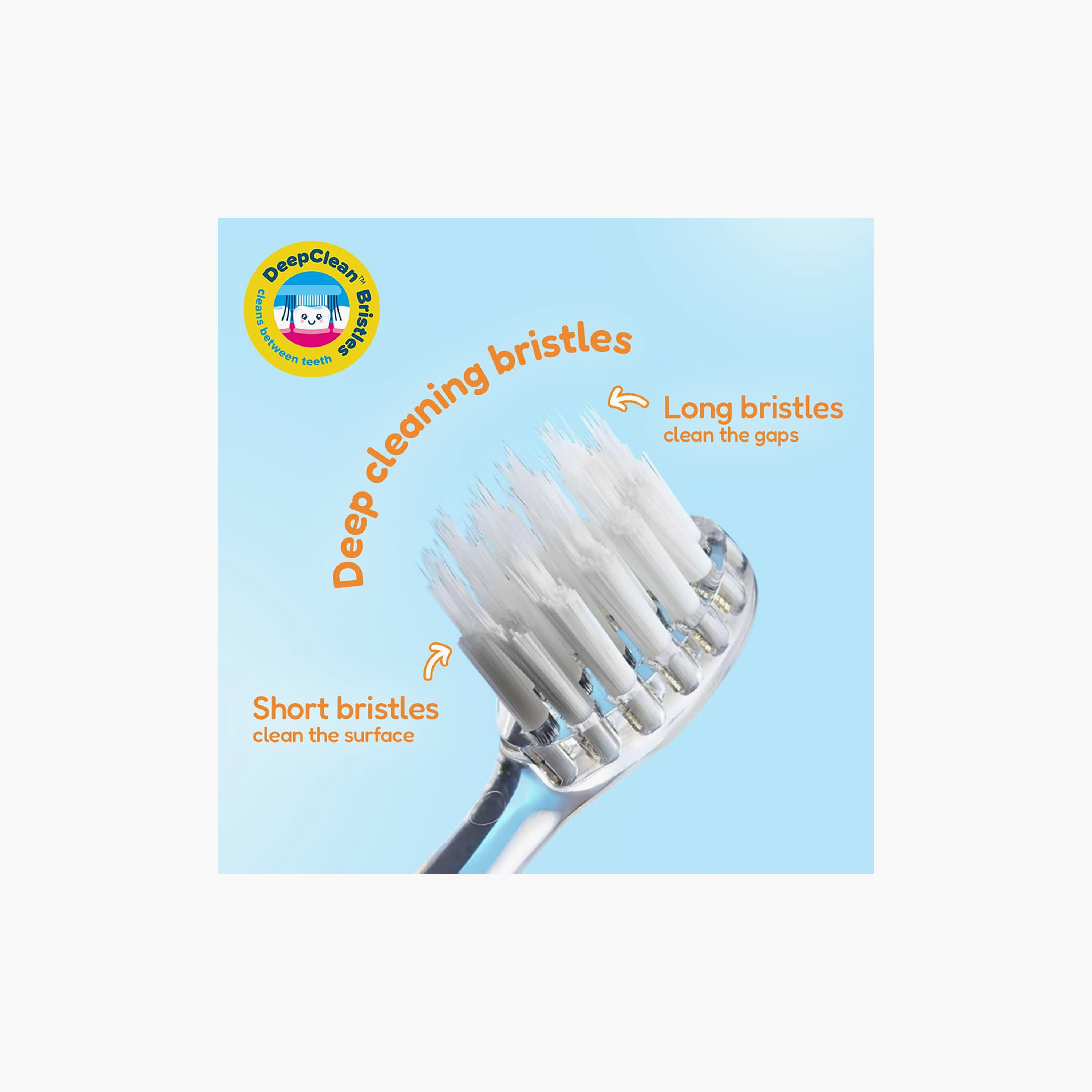 فرشاة أسنان وايلد وانز قابلة لإعادة الشحن مع رؤوس فرشاة من براش بيبي-baby-bathandcare-hairbodyskincare-image-4