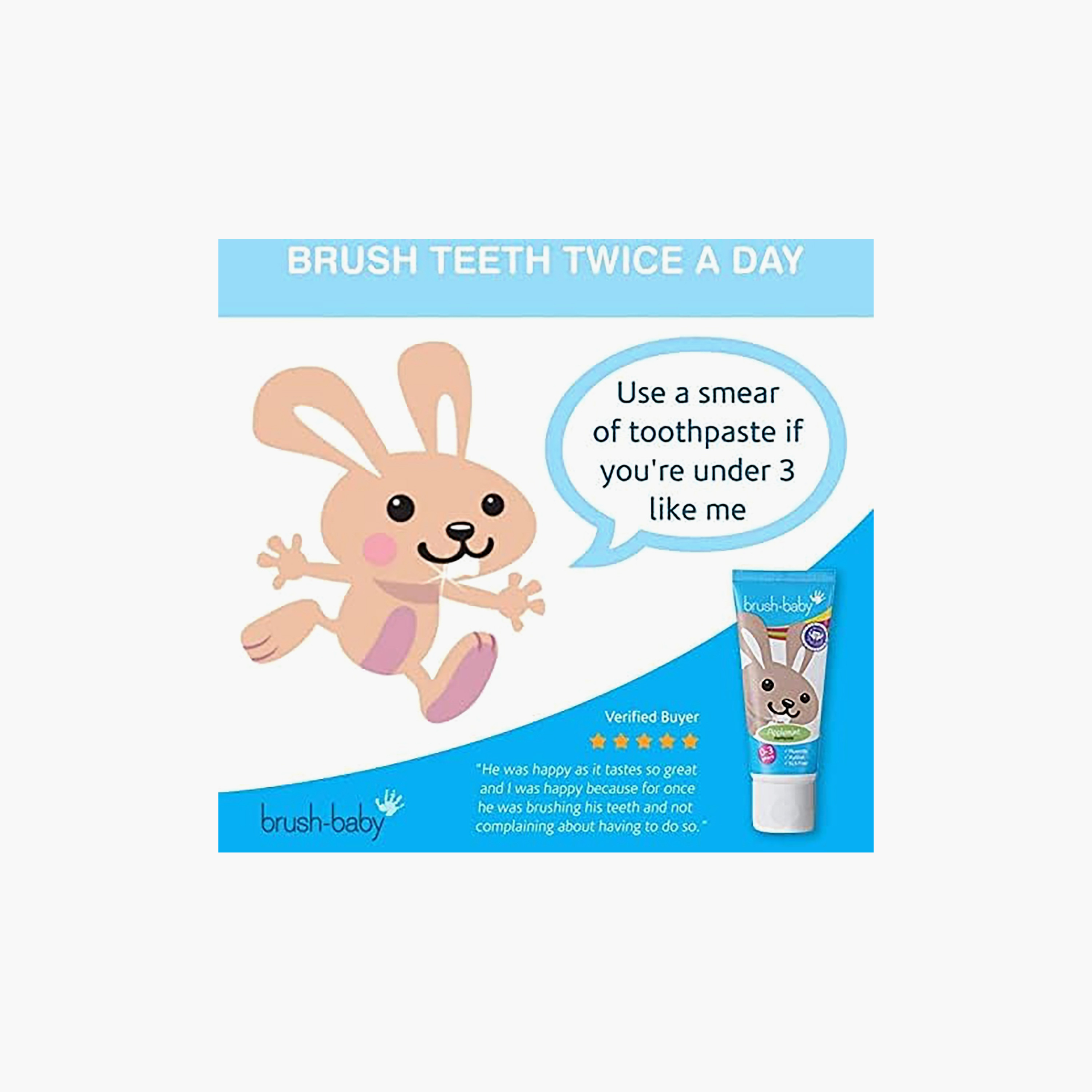 Brush Baby Applemint Toothpaste - 50 ml-baby-bathandcare-oralcare-image-5