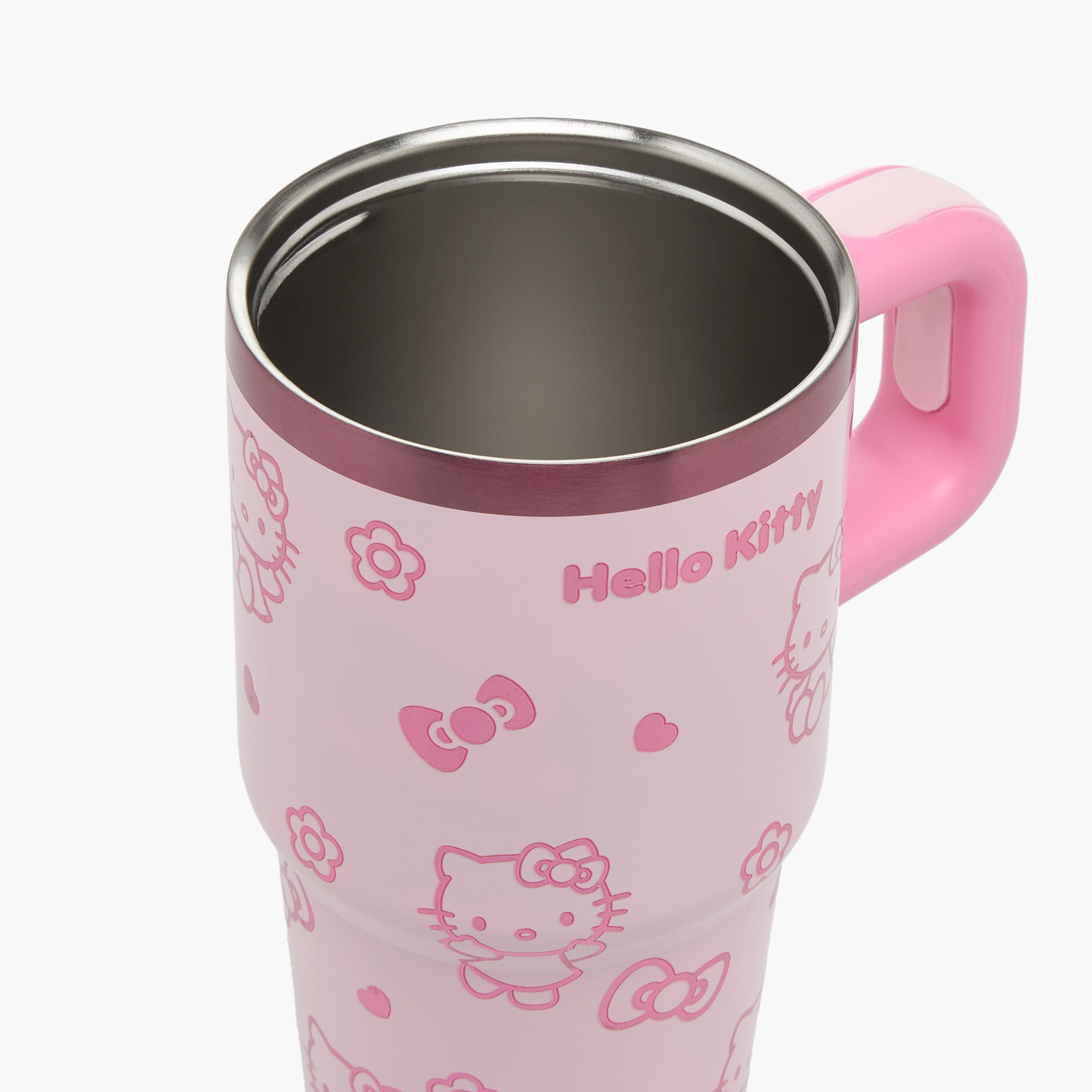 Sanrio Tumbler with Stainless Steel Straw, Hello Kitty Print-school-waterbottles-image-5