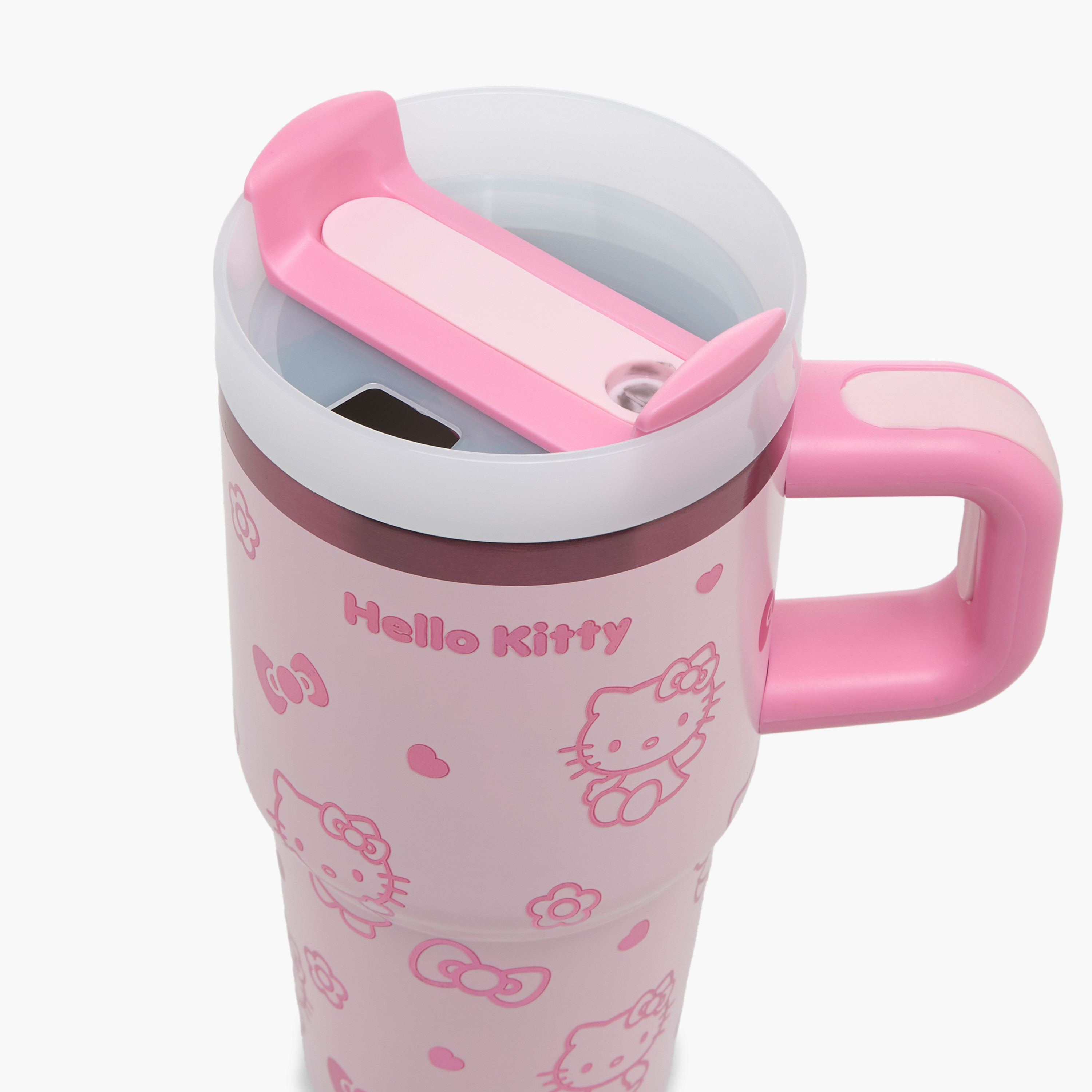 Sanrio Tumbler with Stainless Steel Straw, Hello Kitty Print-school-waterbottles-image-6