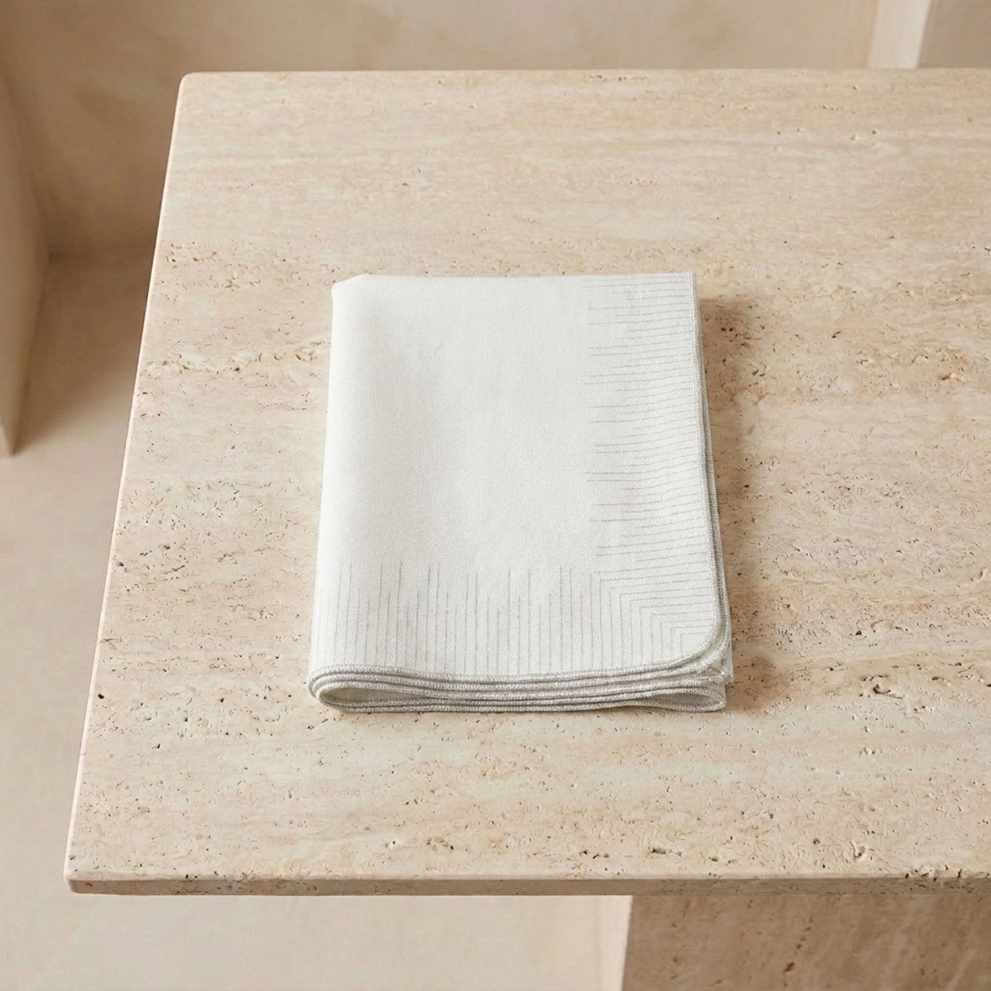 Nehma 4-Piece Embroidered Napkin Set - 45x45 cms-household-dining-tablelinen-napkinsandaccessories-image-1