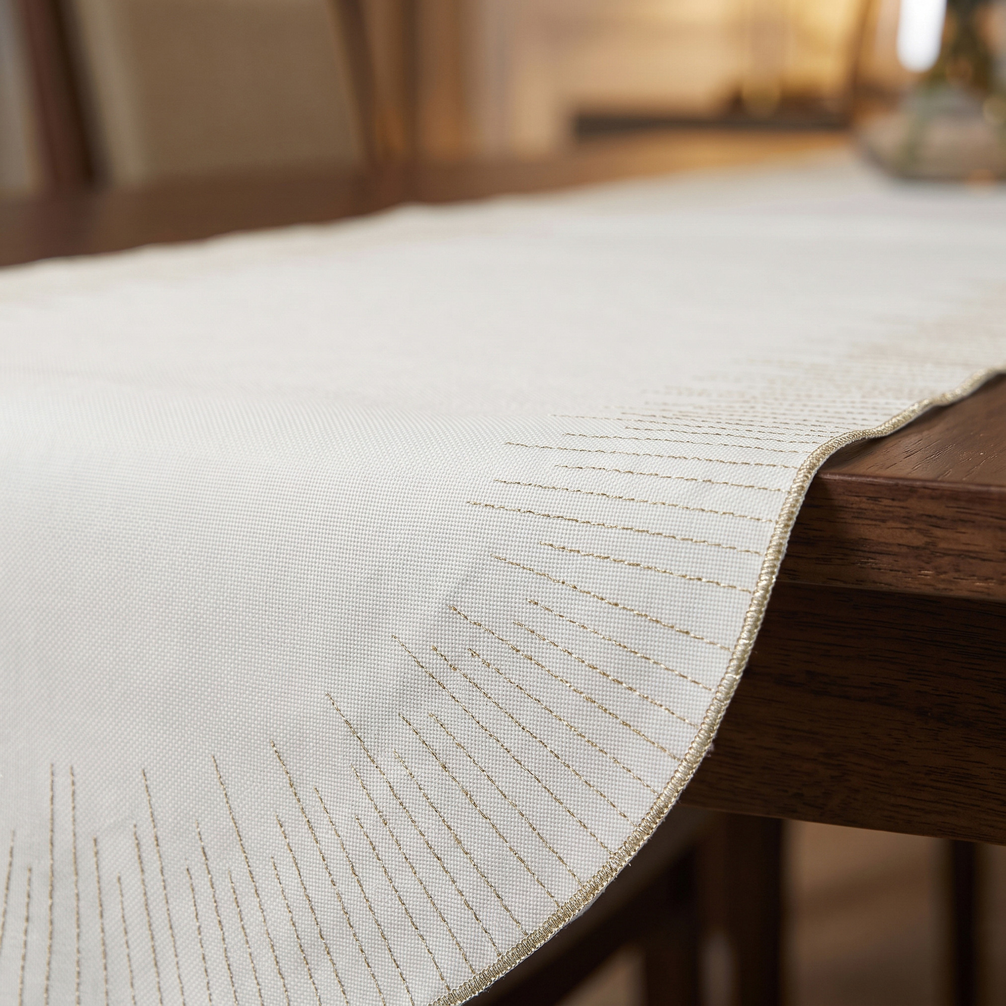Nehma Embroidered Table Runner - 180x35 cms-household-dining-tablelinen-runnersandtablecovers-image-2