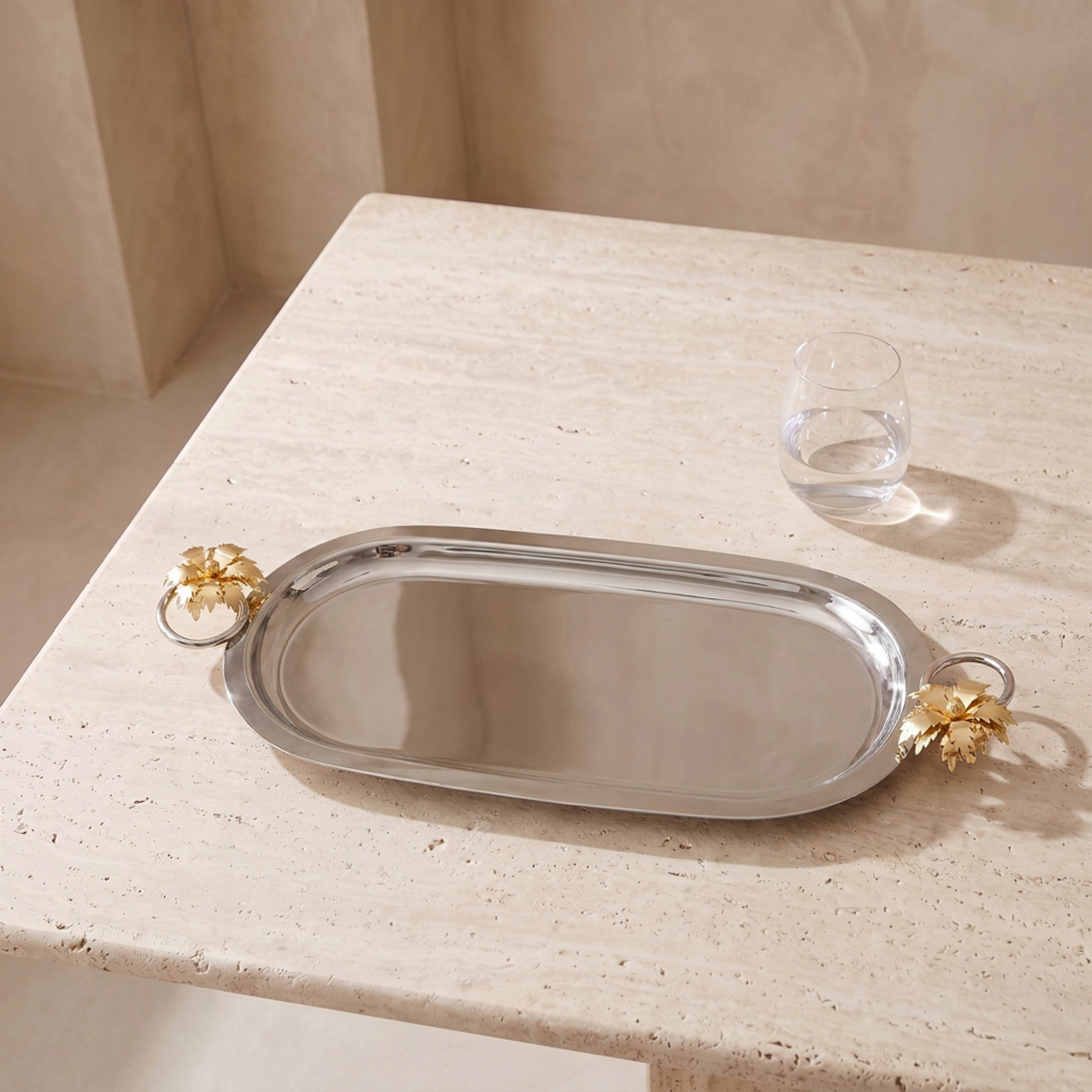 صينية تقديم ستانلس ستيل من بالم-household-dining-serveware-servingtrays-image-1