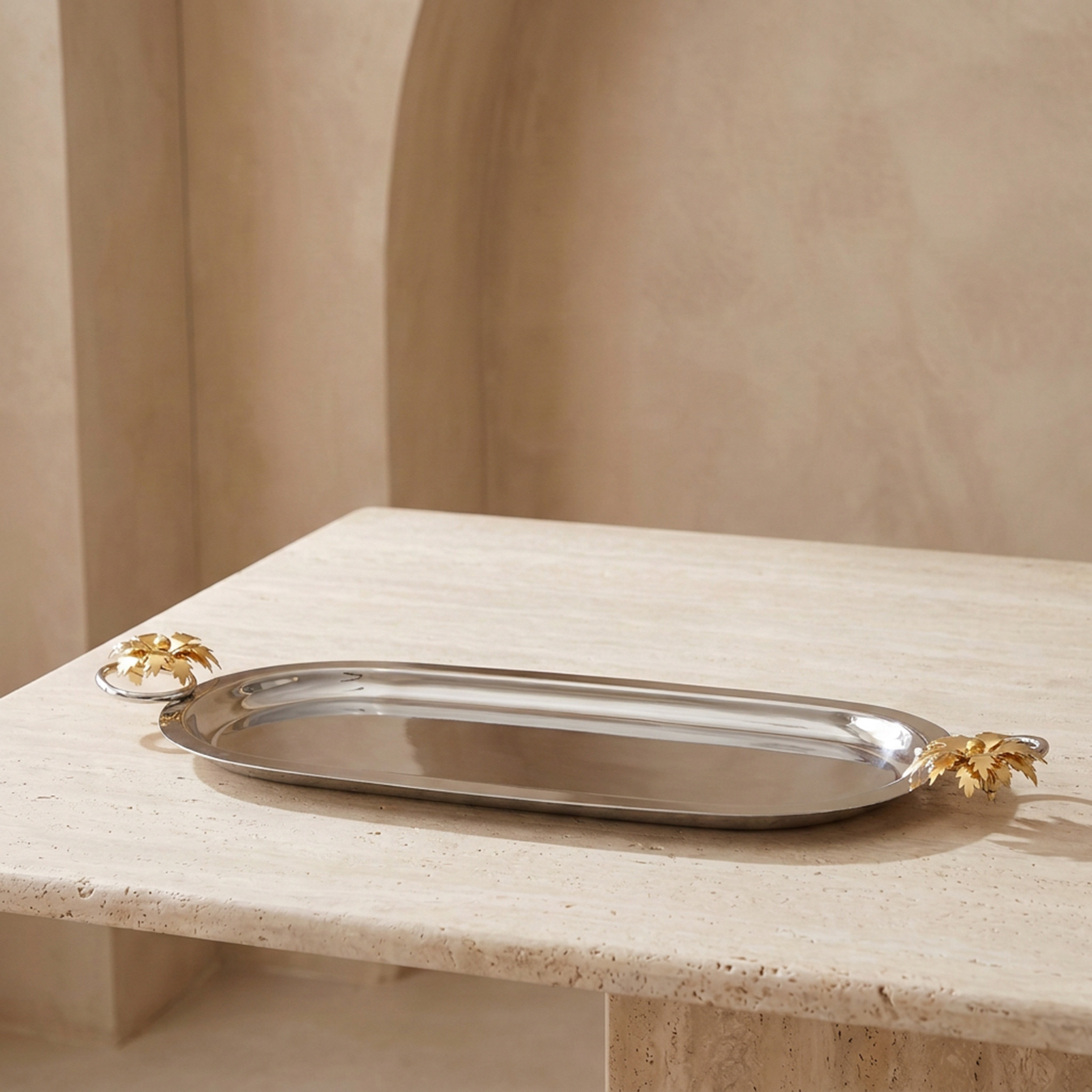 صينية تقديم ستانلس ستيل من بالم-household-dining-serveware-servingtrays-image-2