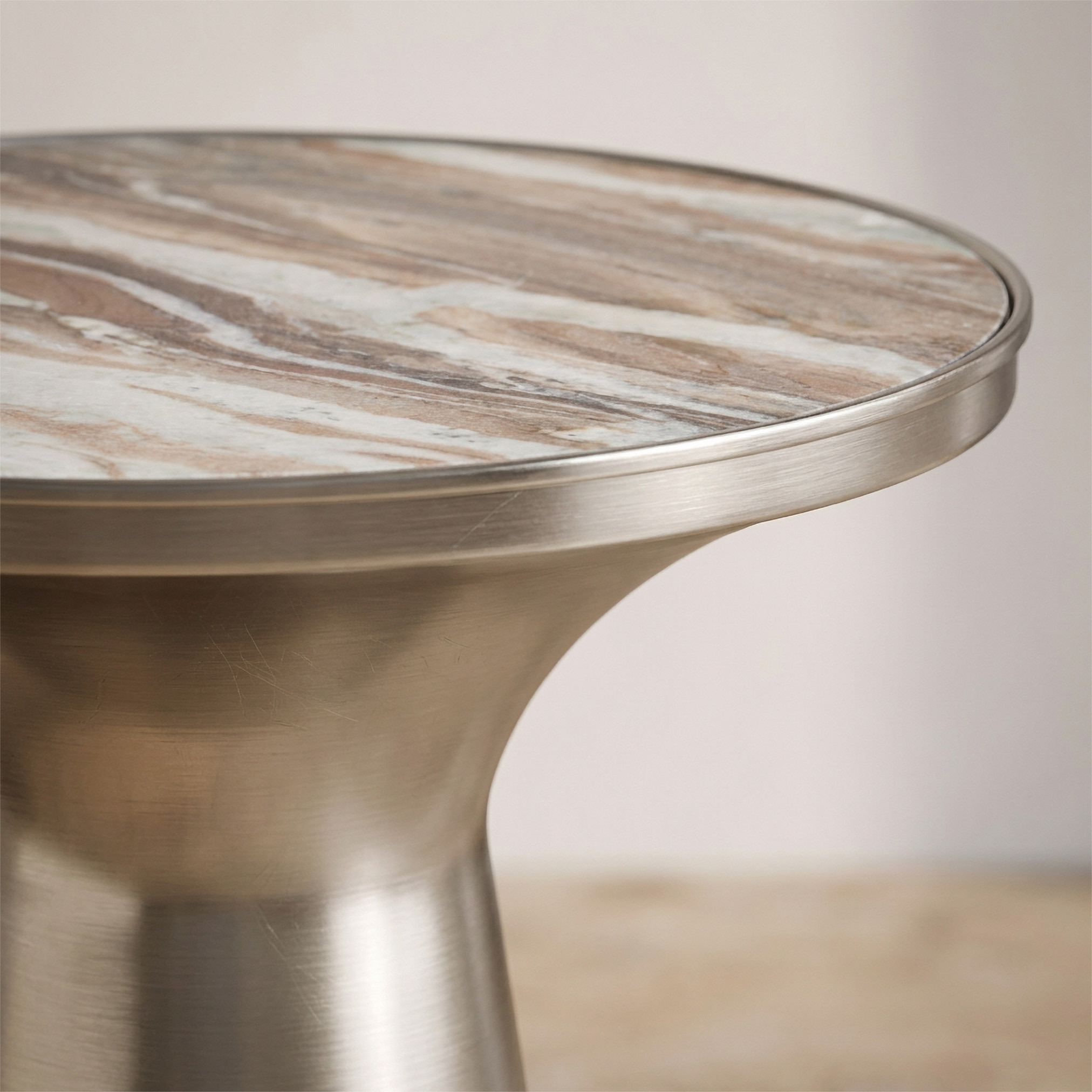 Marble Top Side Table - 51x40x45 cms-furniture-livingroom-sideandendtables-image-2