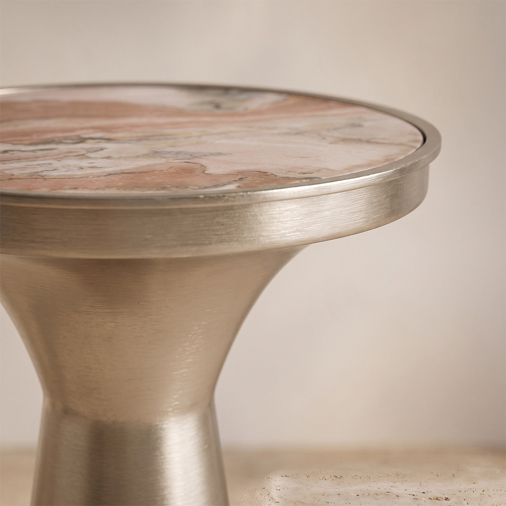 Marble Top Side Table - 54 cms-furniture-livingroom-sideandendtables-image-2