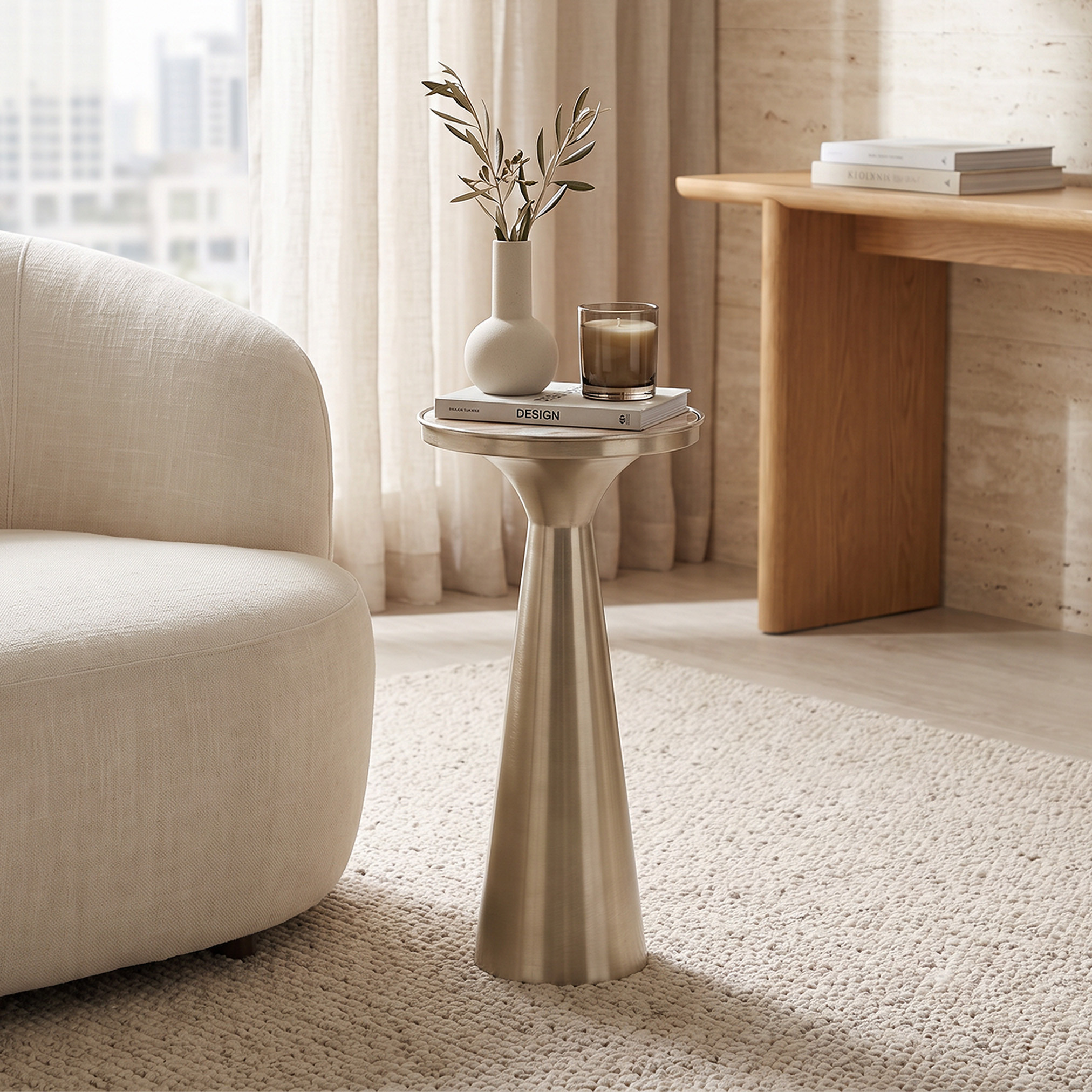 Marble Top Side Table - 54 cms-furniture-livingroom-sideandendtables-image-4