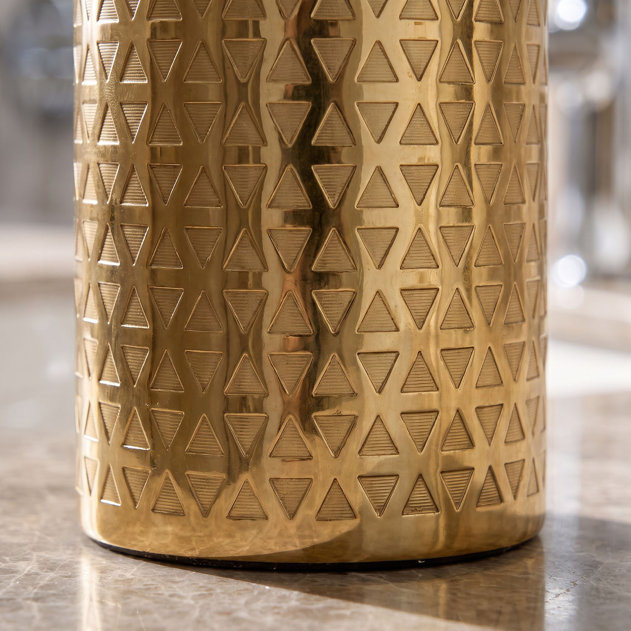 Geo Etched Metallic Lotion Dispenser-household-bathandlaundry-bathaccessories-soapdishesanddispensers-image-2
