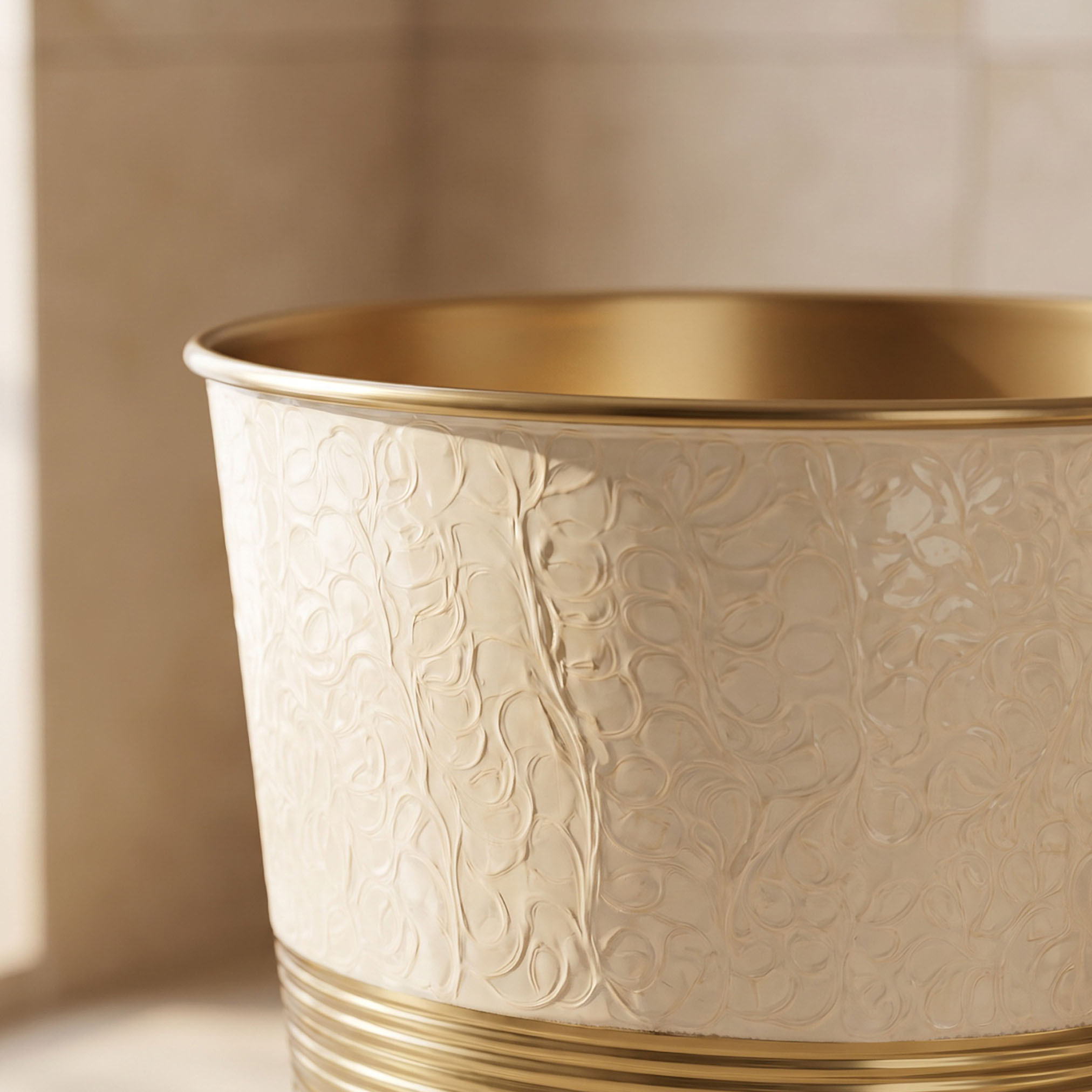 Half Enamel Metallic Waste Bin-household-bathandlaundry-bathaccessories-bathaccessorysets-image-3