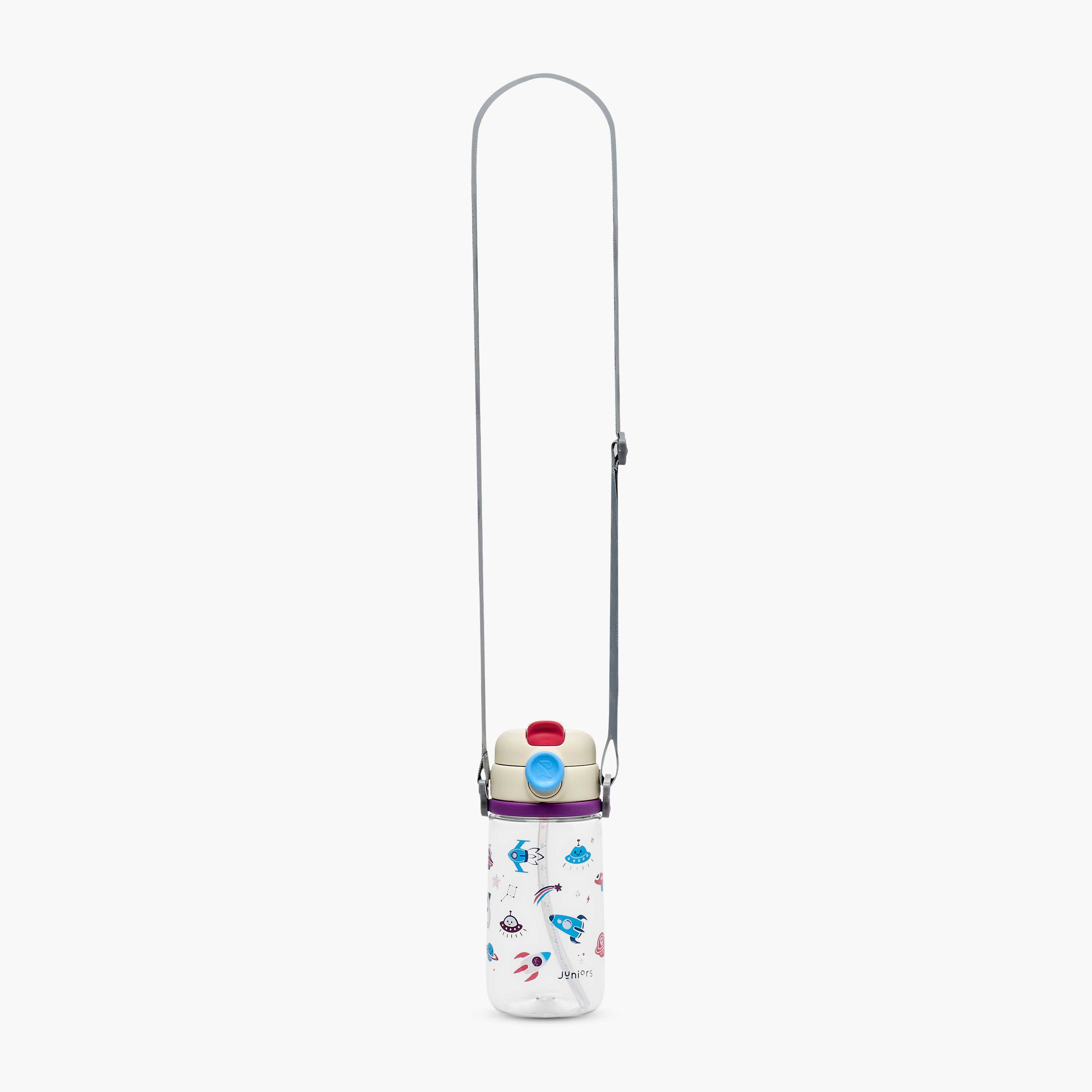 Juniors Space Print Water Bottle with Sipper - 480 ml-school-waterbottles-image-2