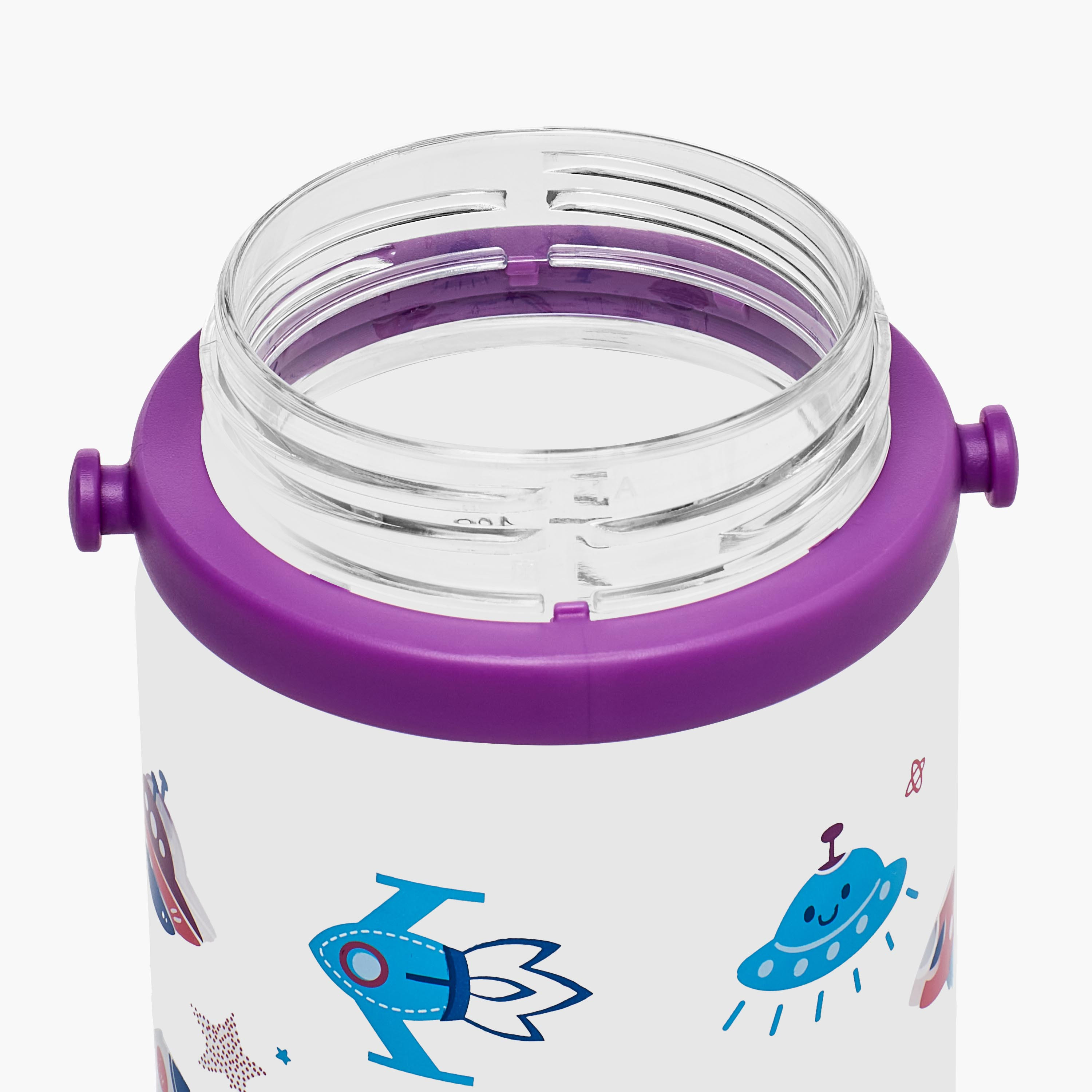 Juniors Space Print Water Bottle with Sipper - 480 ml-school-waterbottles-image-7
