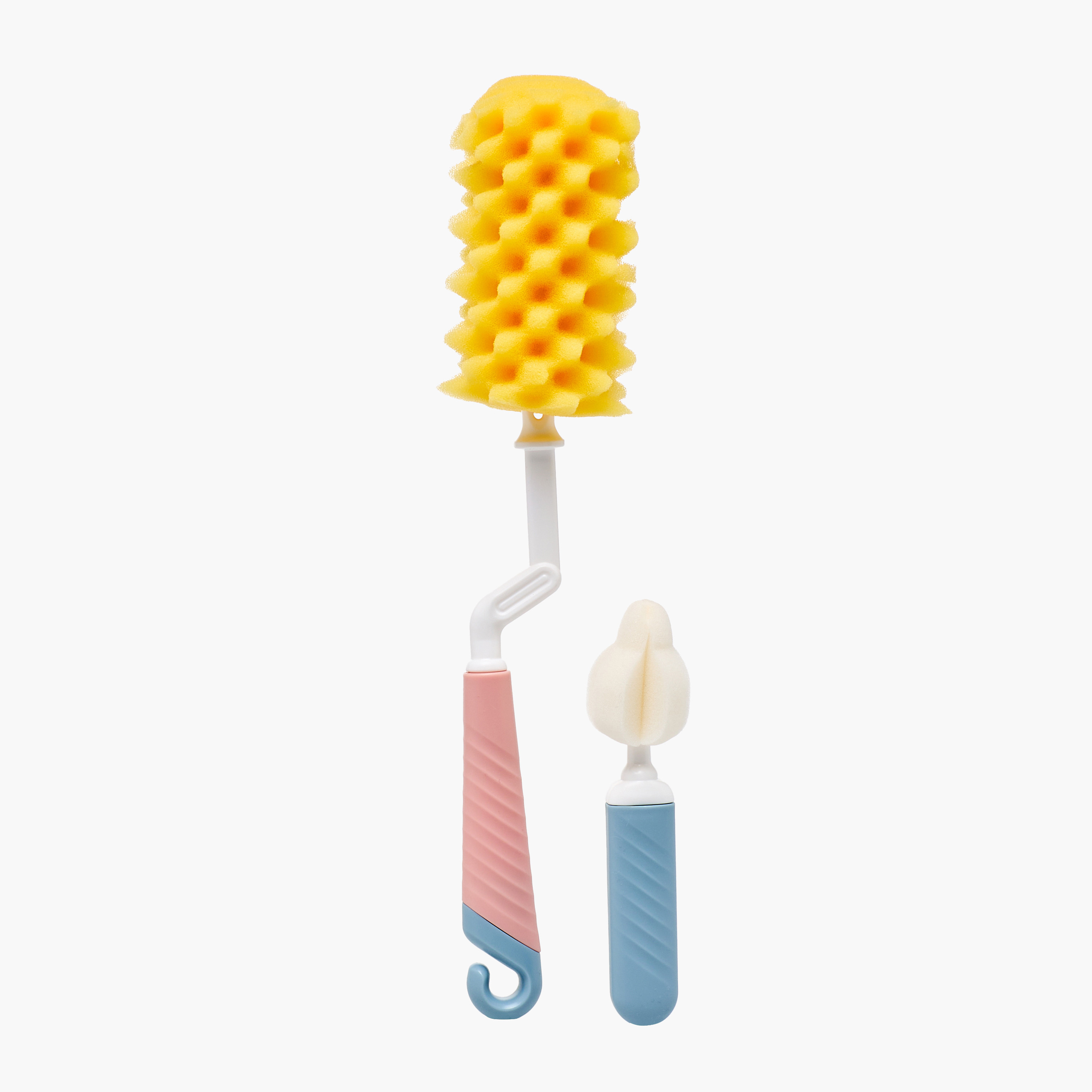 Set of 2 Juniors Bottle Brush with Rotating Handle-baby-feeding-accessories-image-1