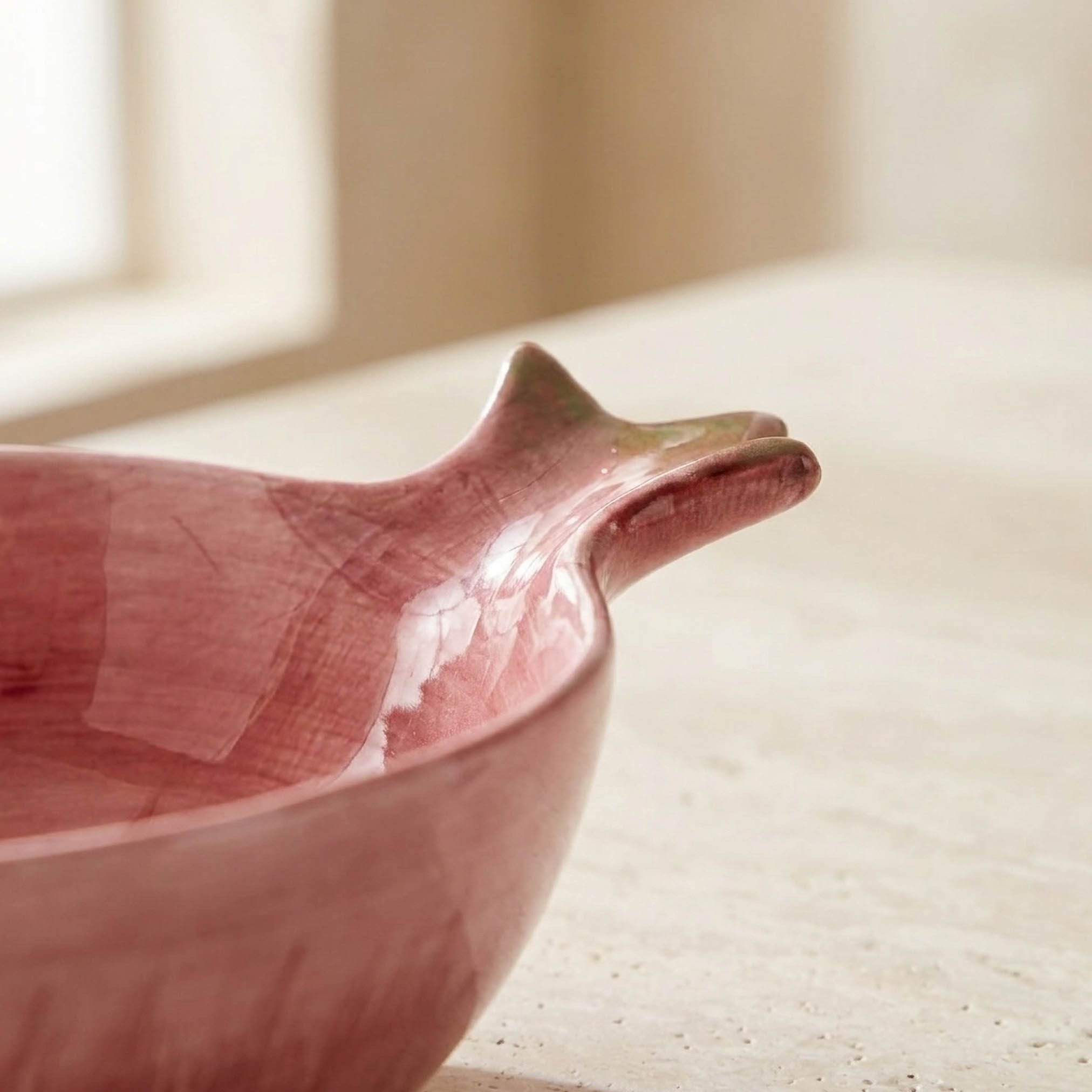 Pomegranate Stoneware Serving Bowl - 11x9x4 cms-household-dining-dinnerware-bowls-image-3
