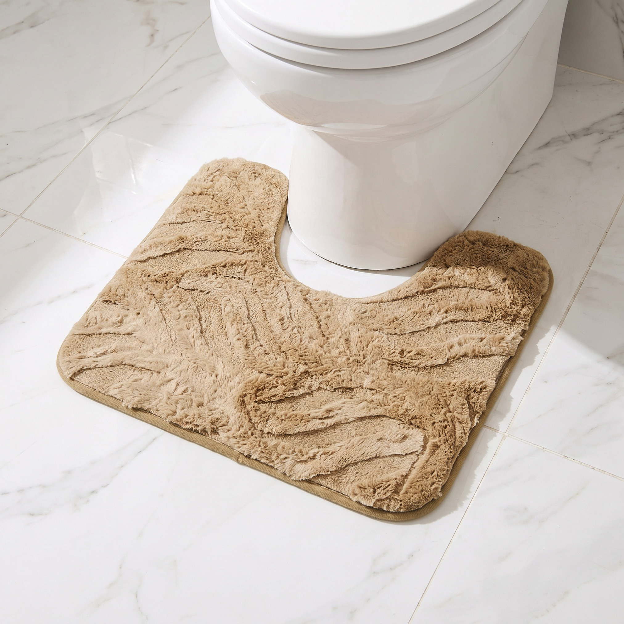 Textured 2-Piece Rabbit Fur Bath Mat Set-household-bathandlaundry-bathlinen-bathmatsandtubmats-image-3