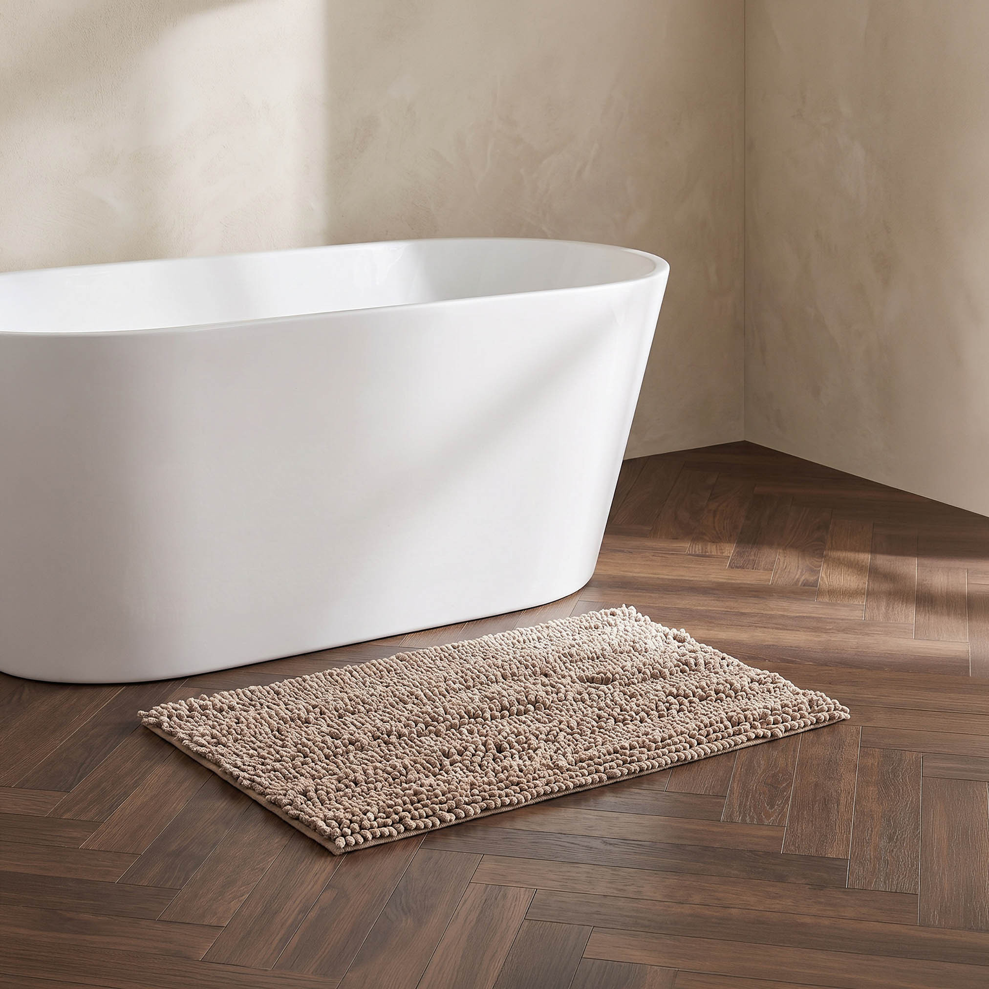 سجادة حمام شينيل بارزة الملمس - 50x80 سم-household-bathandlaundry-bathlinen-bathmatsandtubmats-image-1