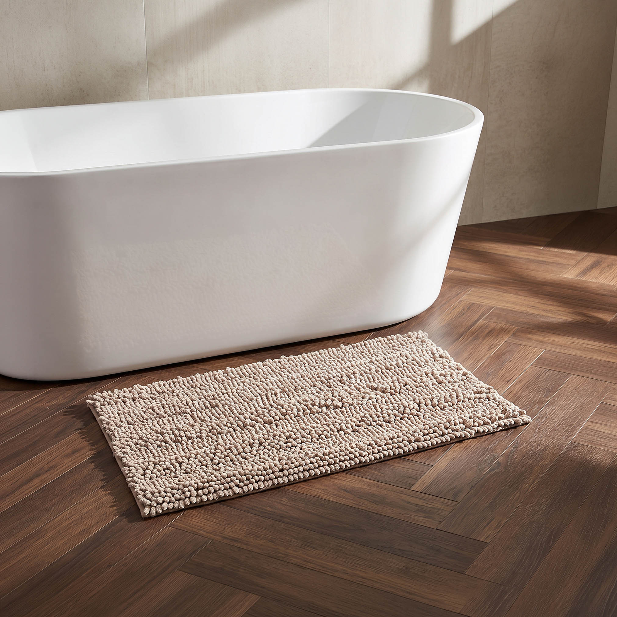 سجادة حمام شينيل بارزة الملمس - 50x80 سم-household-bathandlaundry-bathlinen-bathmatsandtubmats-image-4