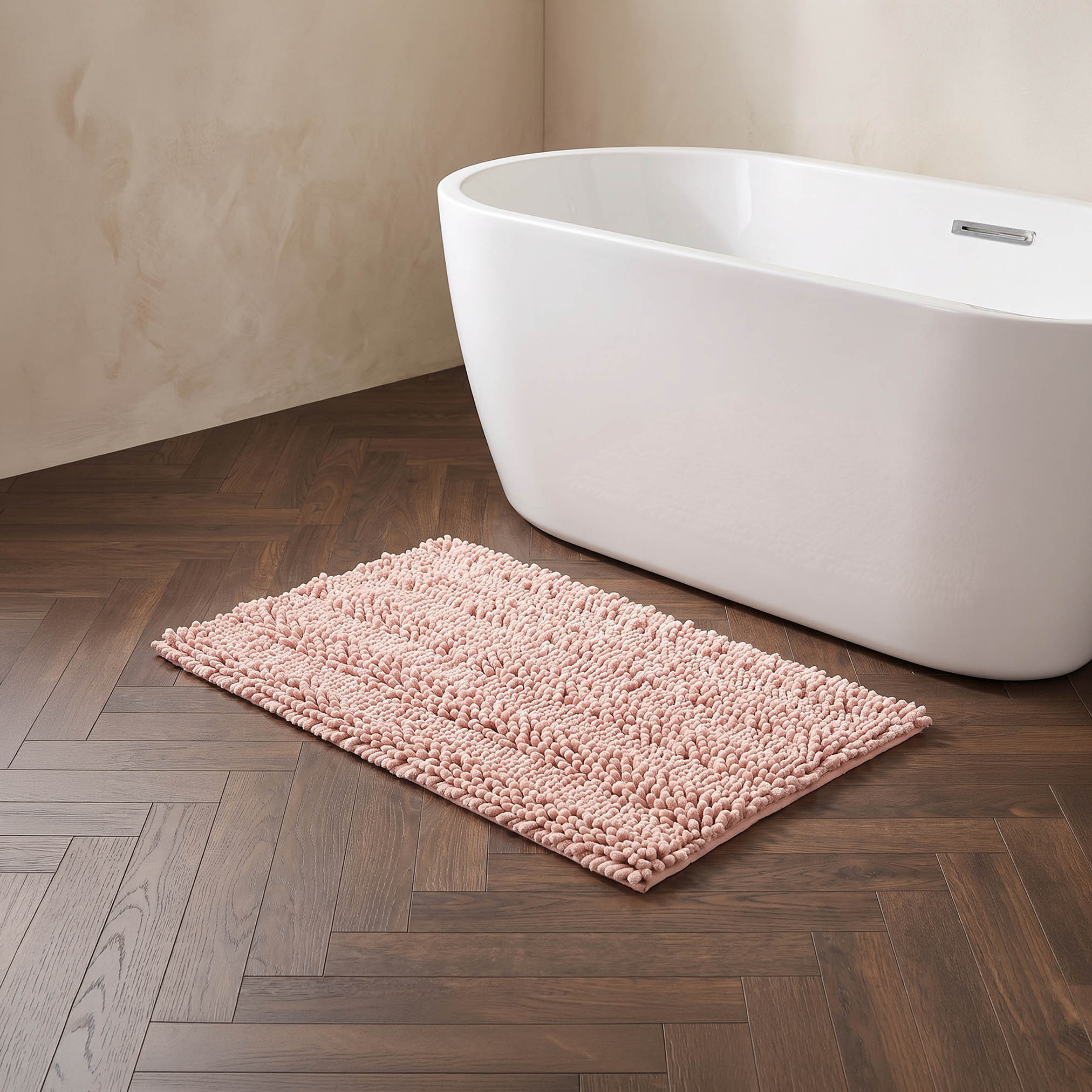 Textured Chenille Bath Mat - 50x80 cms-household-bathandlaundry-bathlinen-bathmatsandtubmats-image-1