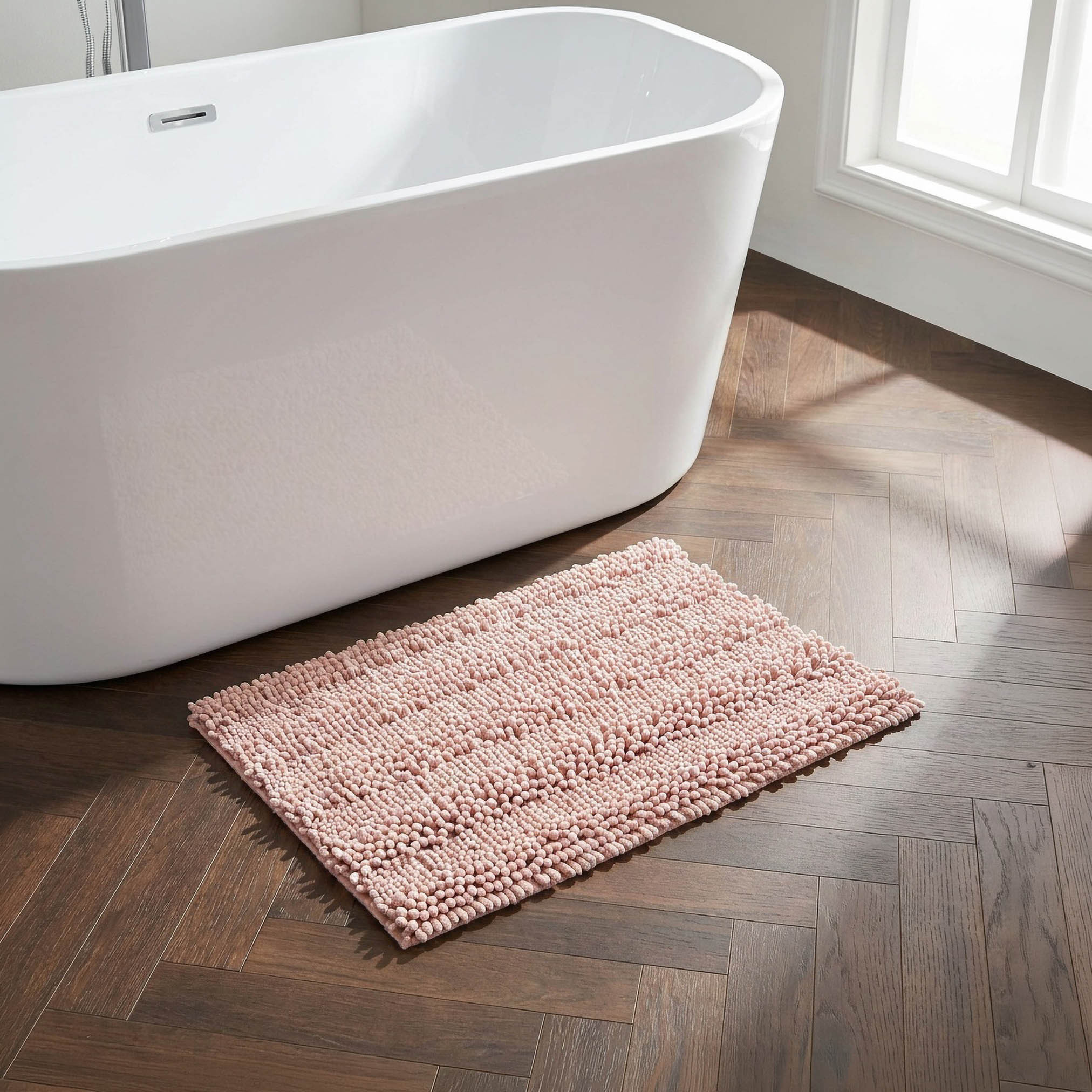 Textured Chenille Bath Mat - 50x80 cms-household-bathandlaundry-bathlinen-bathmatsandtubmats-image-4