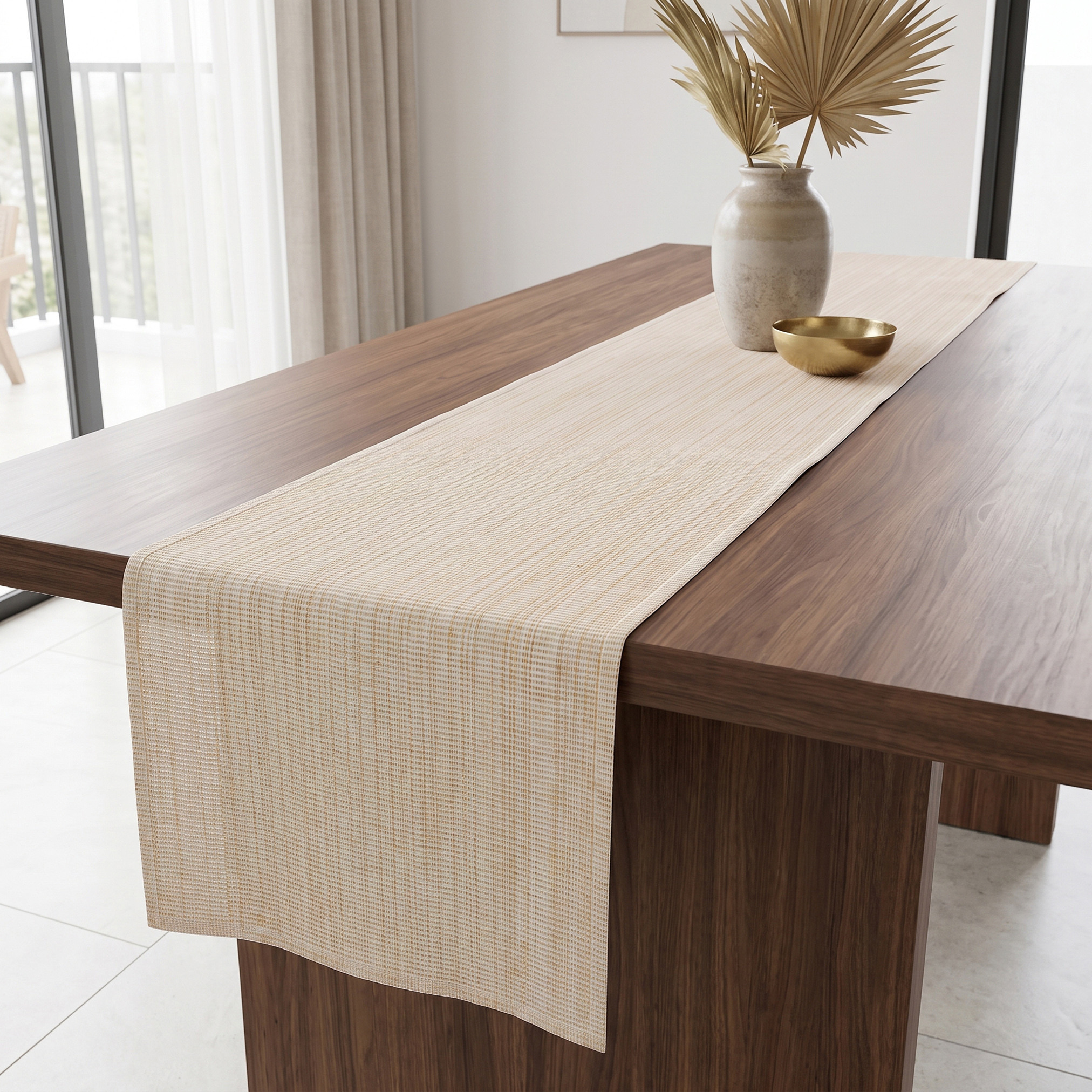 Nehma Textured Table Runner - 180x33 cms-household-dining-tablelinen-runnersandtablecovers-image-1