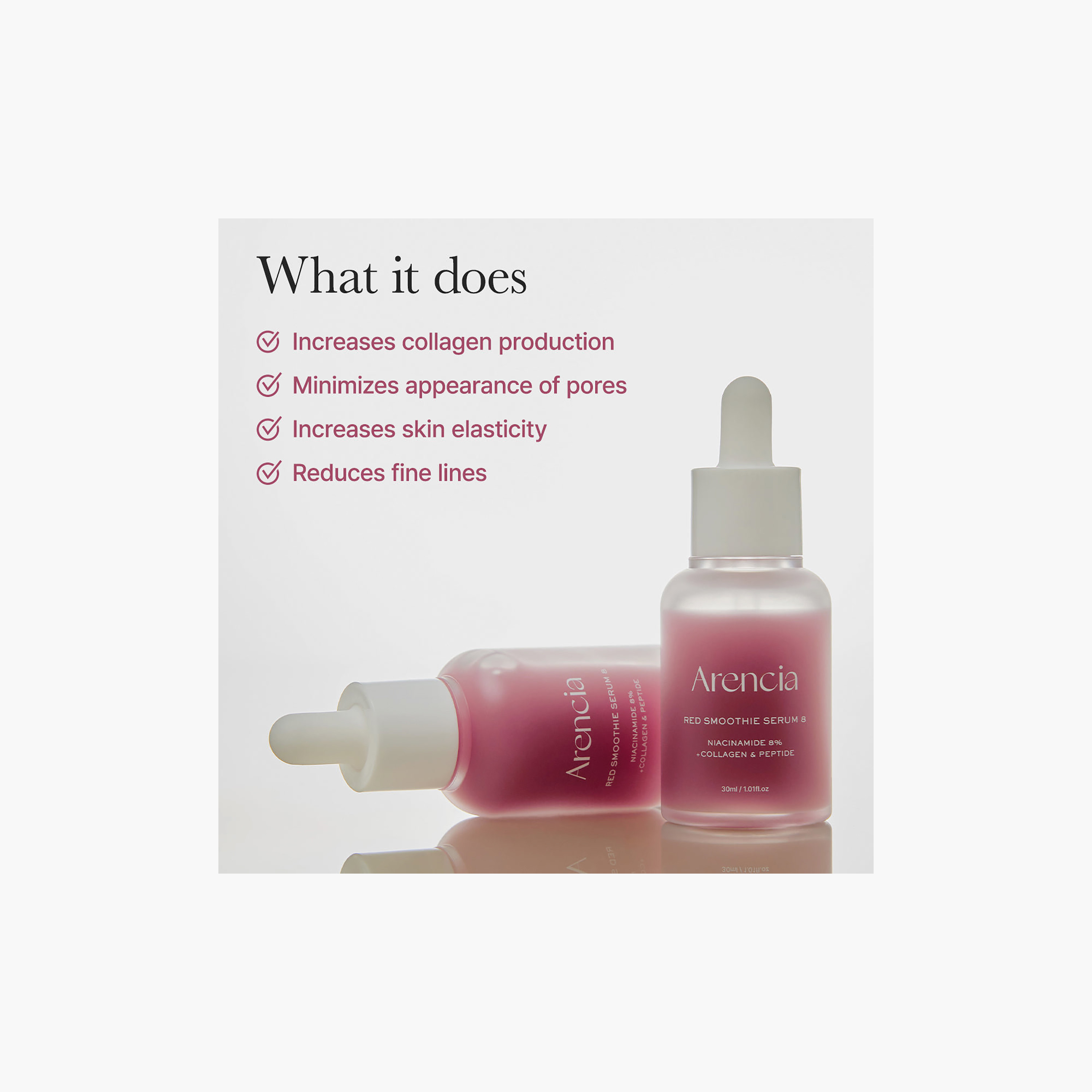 أرينسيا ريد سموثي 8 كولاجين + ببتيد + سيروم النياسين 30 مل-beautyandpersonalcare-kbeauty-skin-treatmentsandserums-image-3