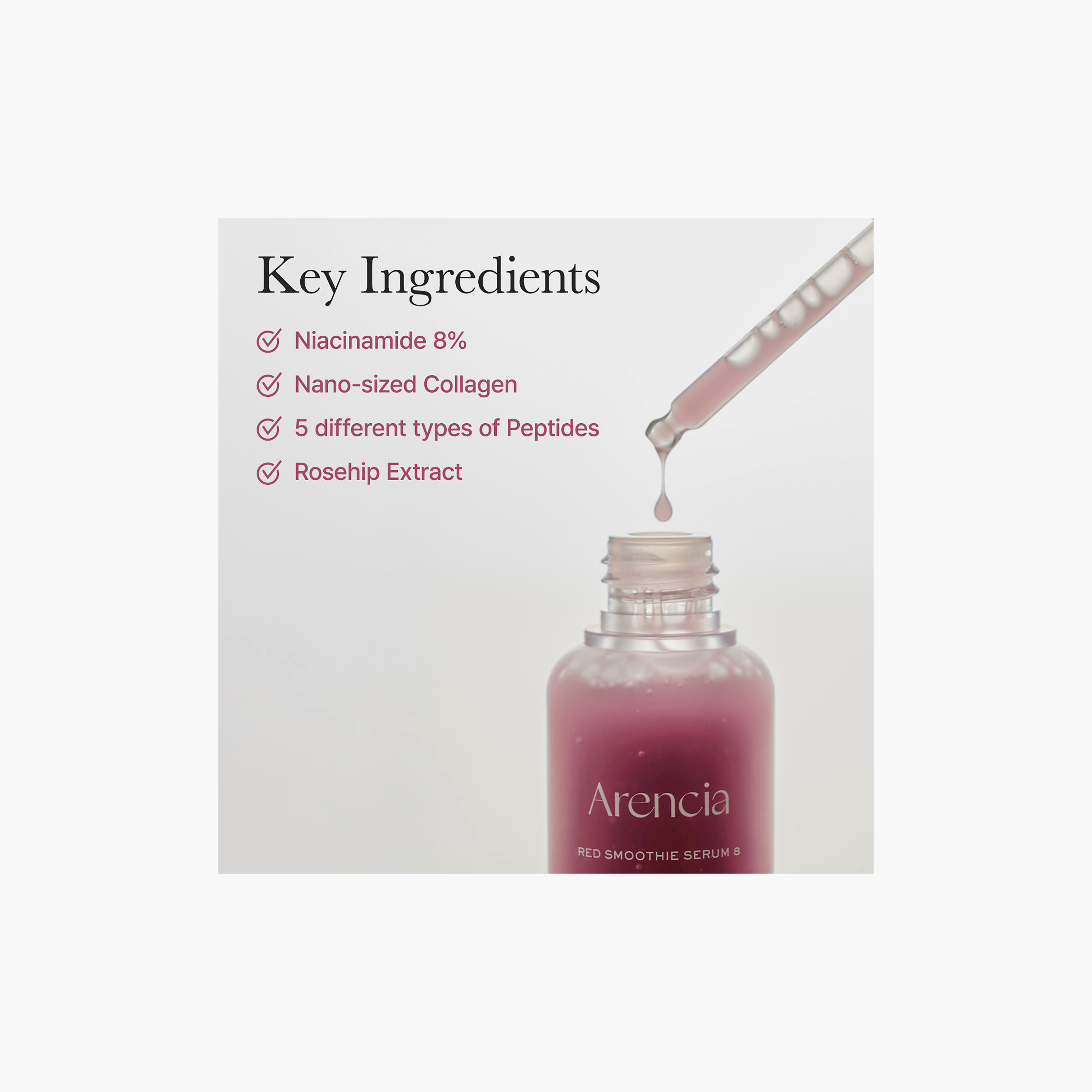 أرينسيا ريد سموثي 8 كولاجين + ببتيد + سيروم النياسين 30 مل-beautyandpersonalcare-kbeauty-skin-treatmentsandserums-image-4