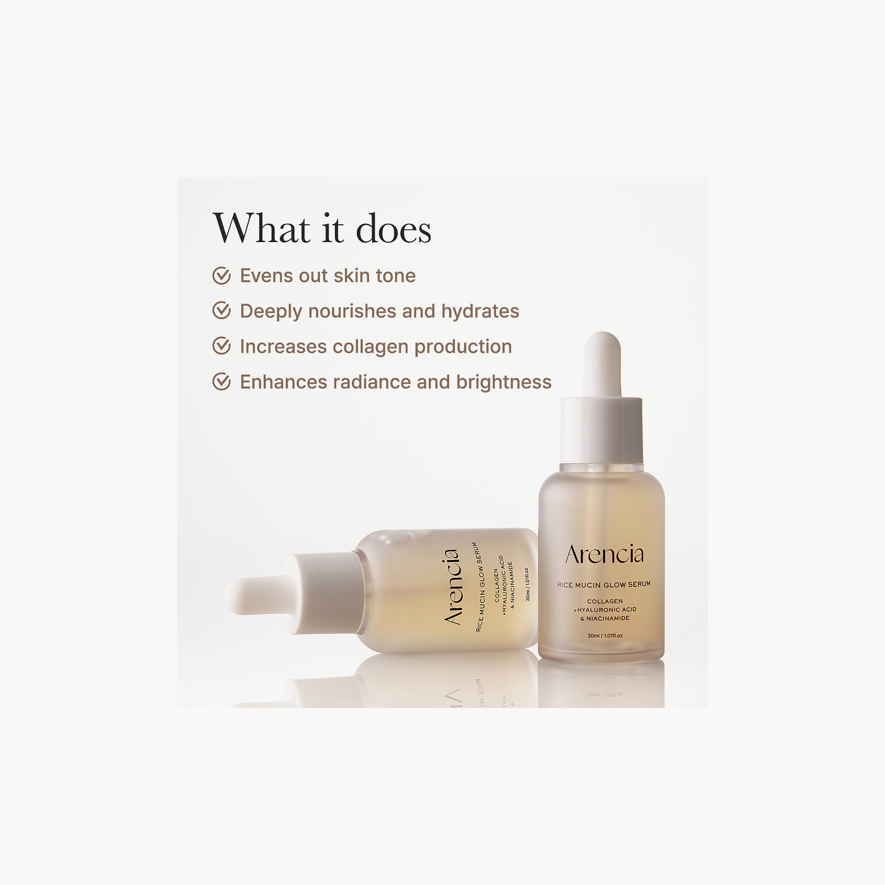 Arencia Rice Mucin Glow Serum 30Ml-beautyandpersonalcare-kbeauty-skin-treatmentsandserums-image-3